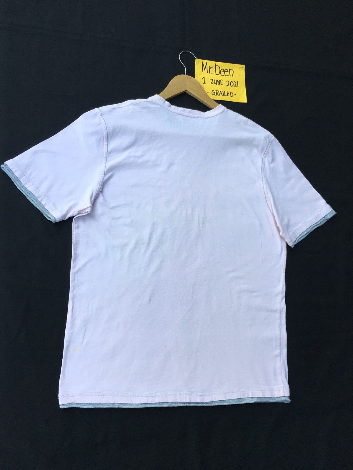 Yves Saint Laurent Vintage YSL Yves Saint Laurent Spellout Logo Tshirt Size US M / EU 48-50 / 2 - 14 Thumbnail