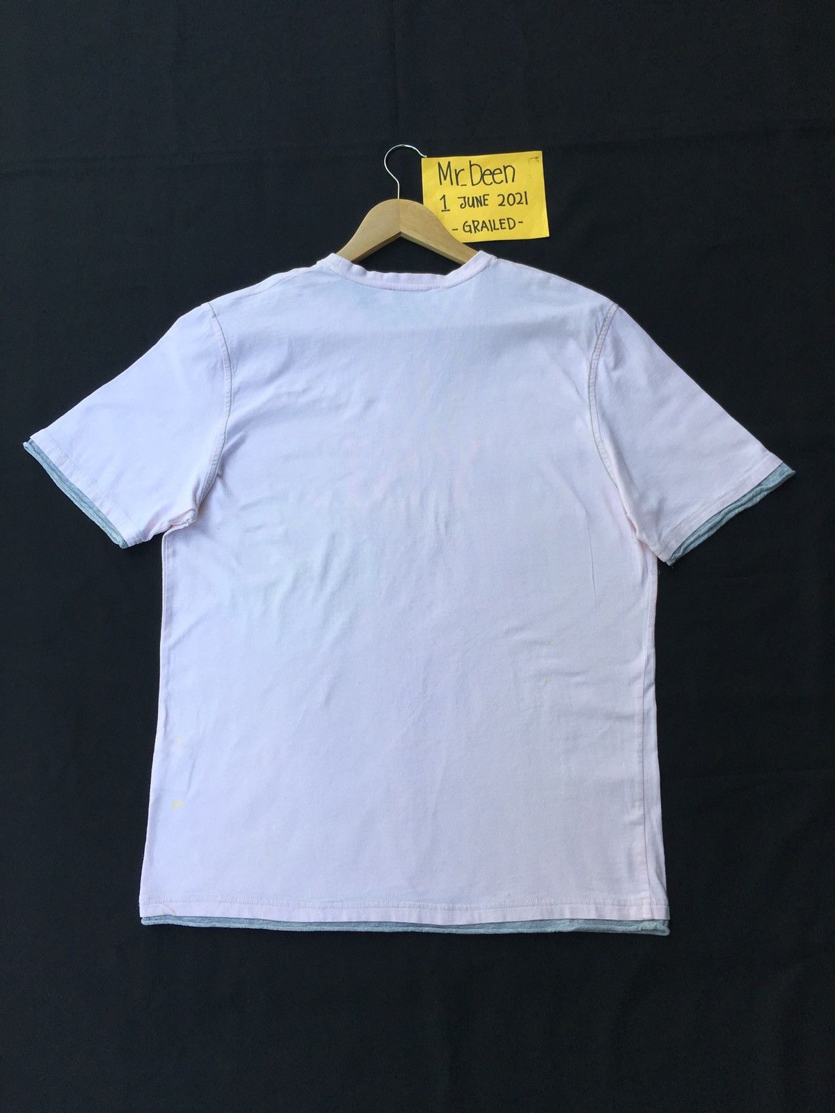 Yves Saint Laurent Vintage YSL Yves Saint Laurent Spellout Logo Tshirt Size US M / EU 48-50 / 2 - 13 Thumbnail