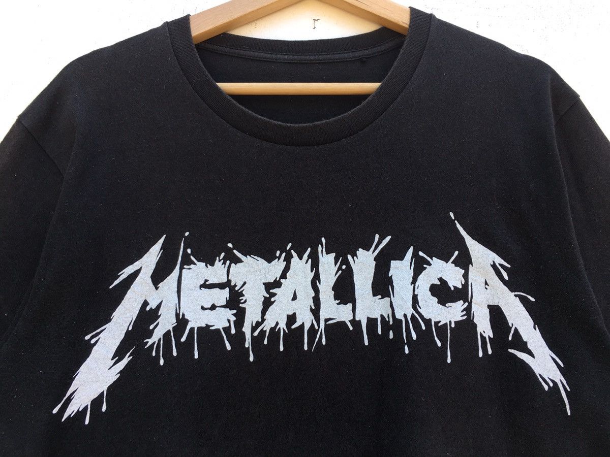 Metallica Vintage Metallica Tour Concert Spellout Logo Tshirt Size US L / EU 52-54 / 3 - 5 Thumbnail