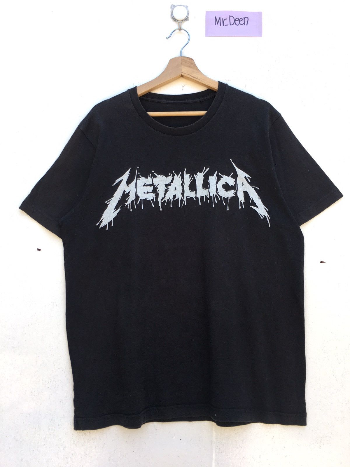 Metallica Vintage Metallica Tour Concert Spellout Logo Tshirt Size US L / EU 52-54 / 3 - 1 Thumbnail