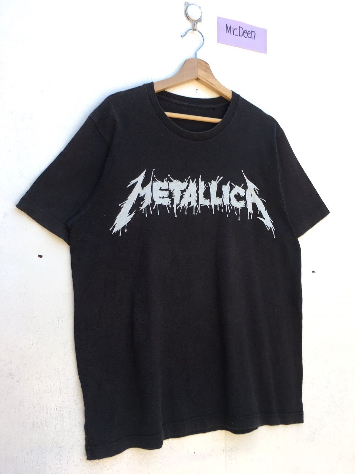 Metallica Vintage Metallica Tour Concert Spellout Logo Tshirt Size US L / EU 52-54 / 3 - 2 Thumbnail