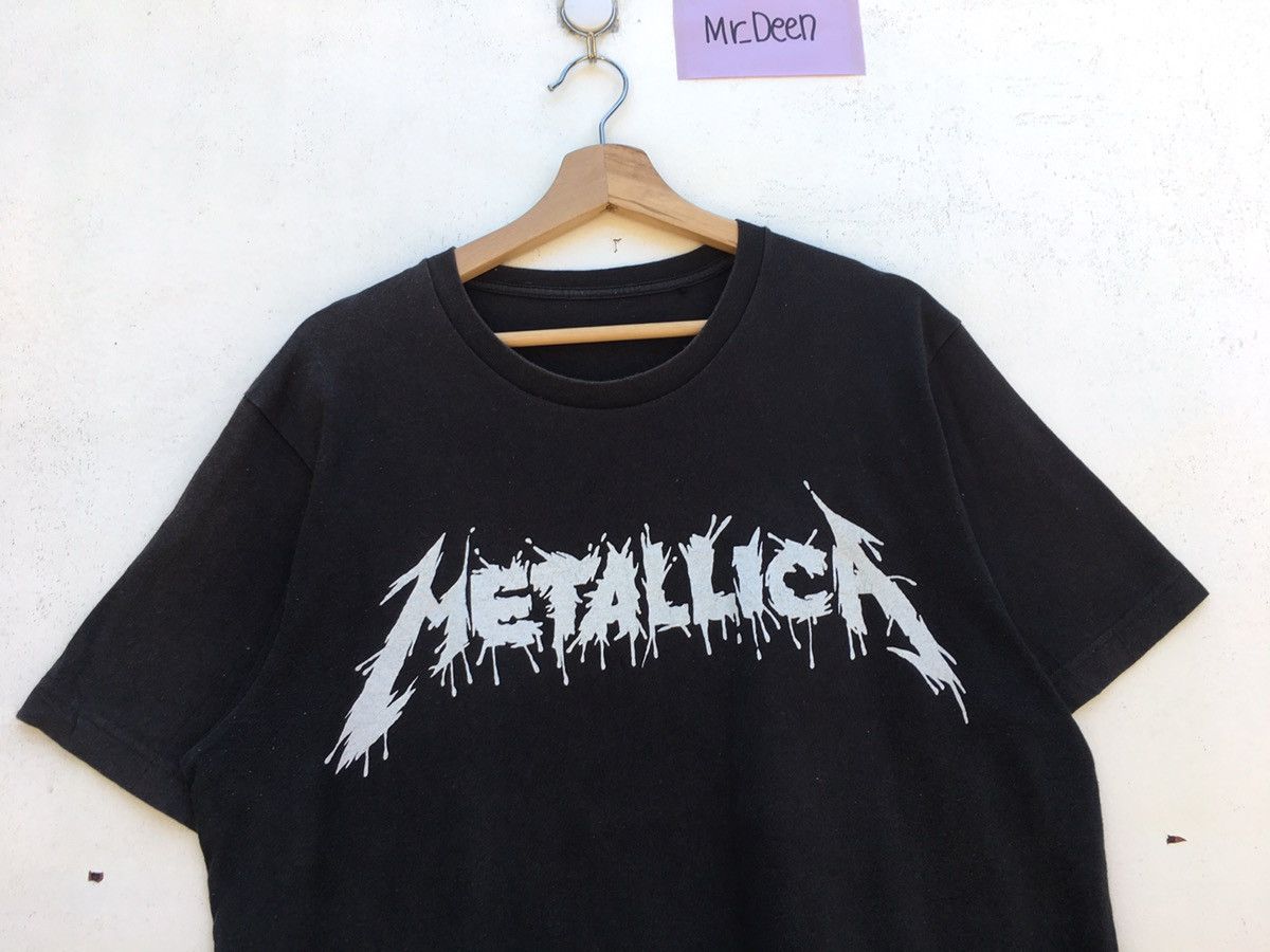 Metallica Vintage Metallica Tour Concert Spellout Logo Tshirt Size US L / EU 52-54 / 3 - 4 Thumbnail