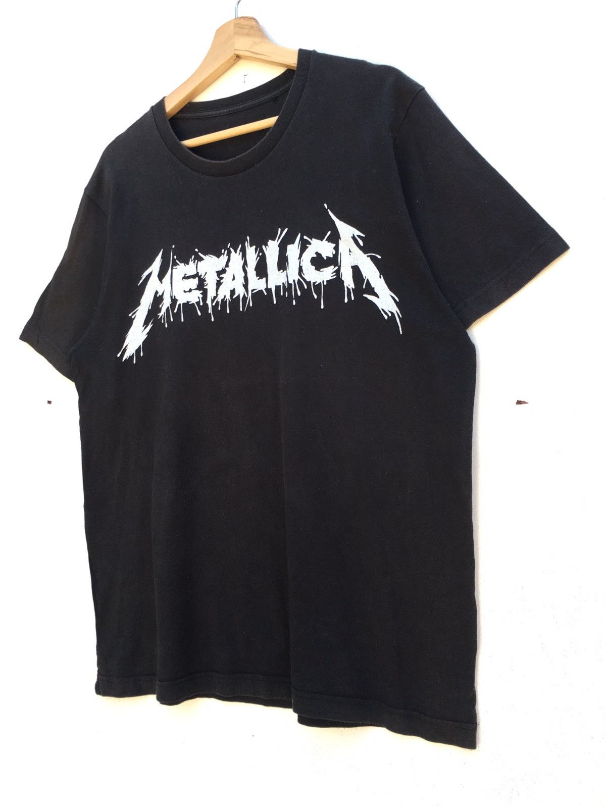 Metallica Vintage Metallica Tour Concert Spellout Logo Tshirt Size US L / EU 52-54 / 3 - 3 Thumbnail