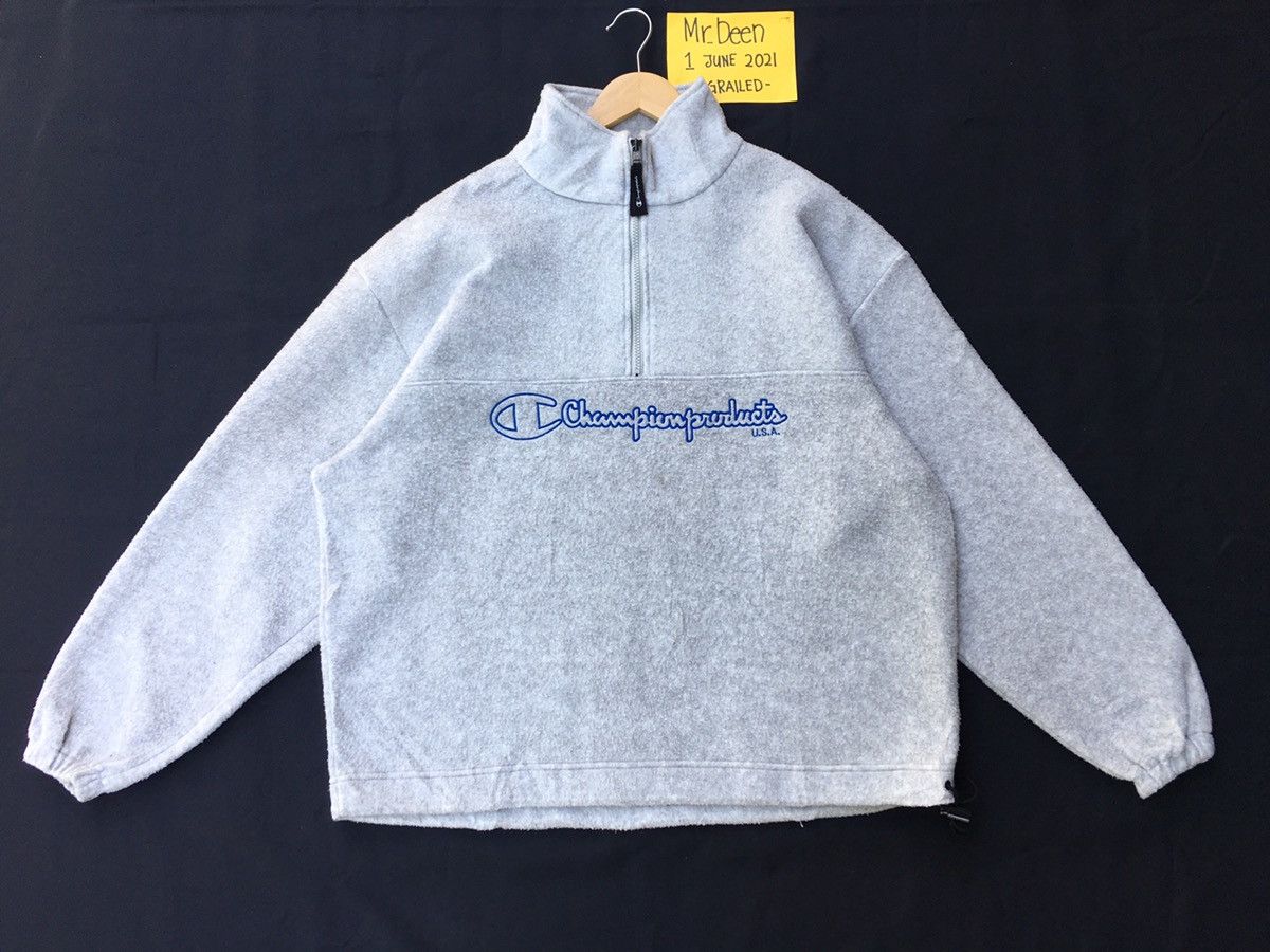 image of Champion Winter Fleece Sweater in Grey, Men's (Size Large)