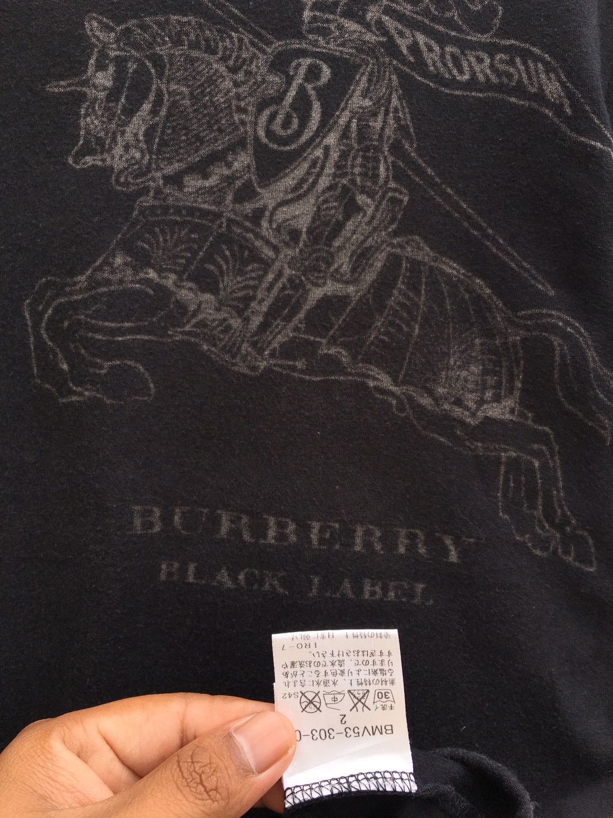 Burberry Vintage Burberry Big Logo Tshirt Size US M / EU 48-50 / 2 - 11 Thumbnail