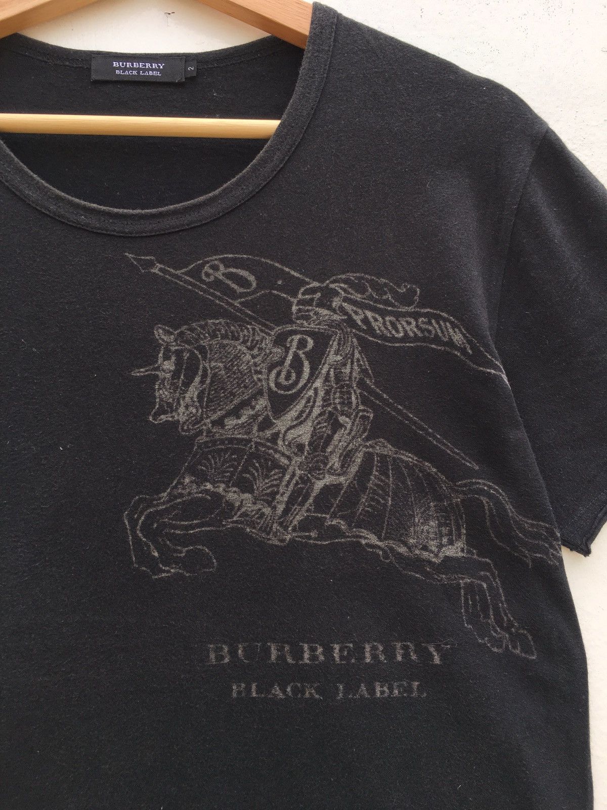 Burberry Vintage Burberry Big Logo Tshirt Size US M / EU 48-50 / 2 - 6 Thumbnail
