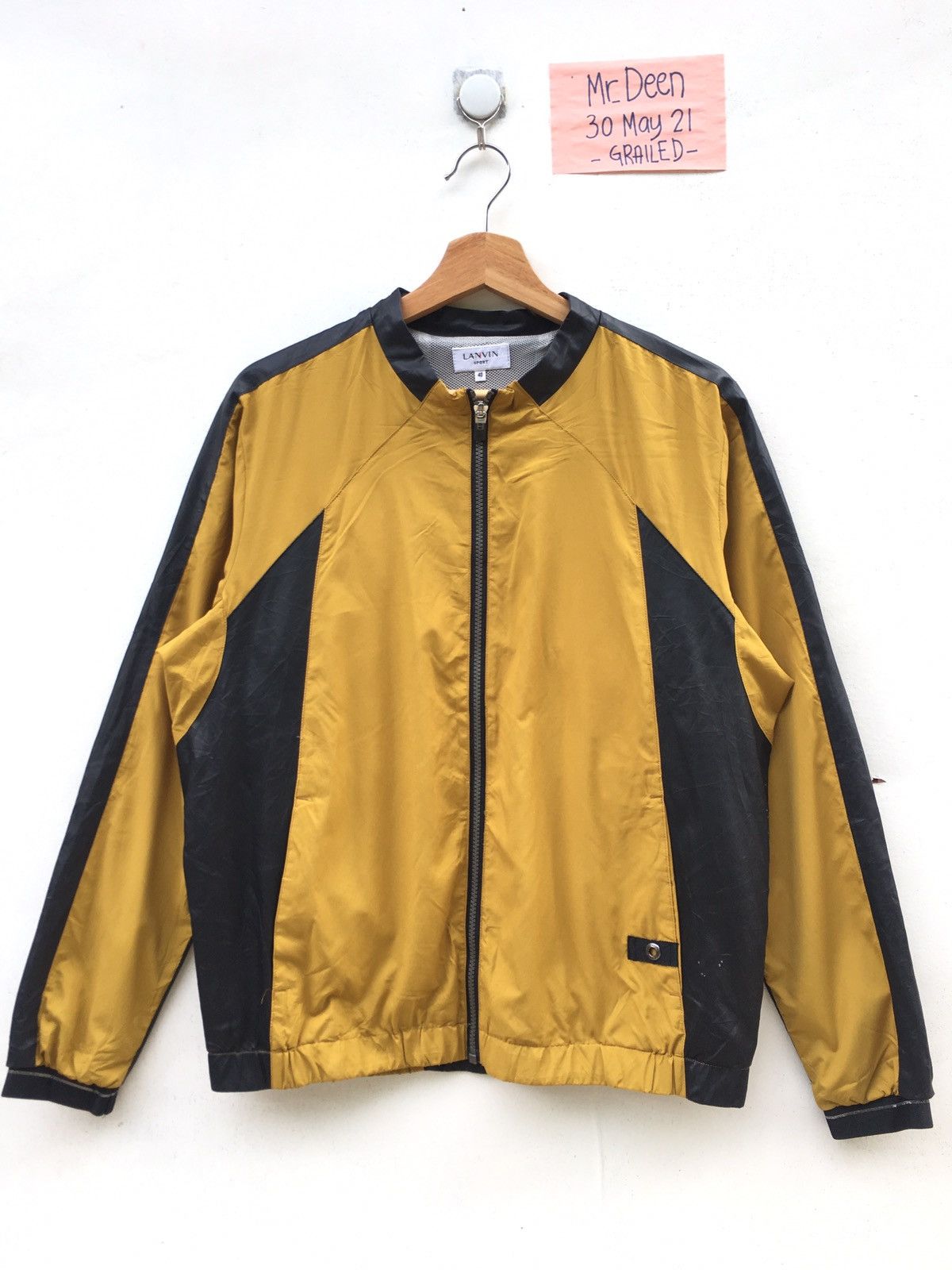 Vintage Lanvin Sports Windbreaker Zip Up