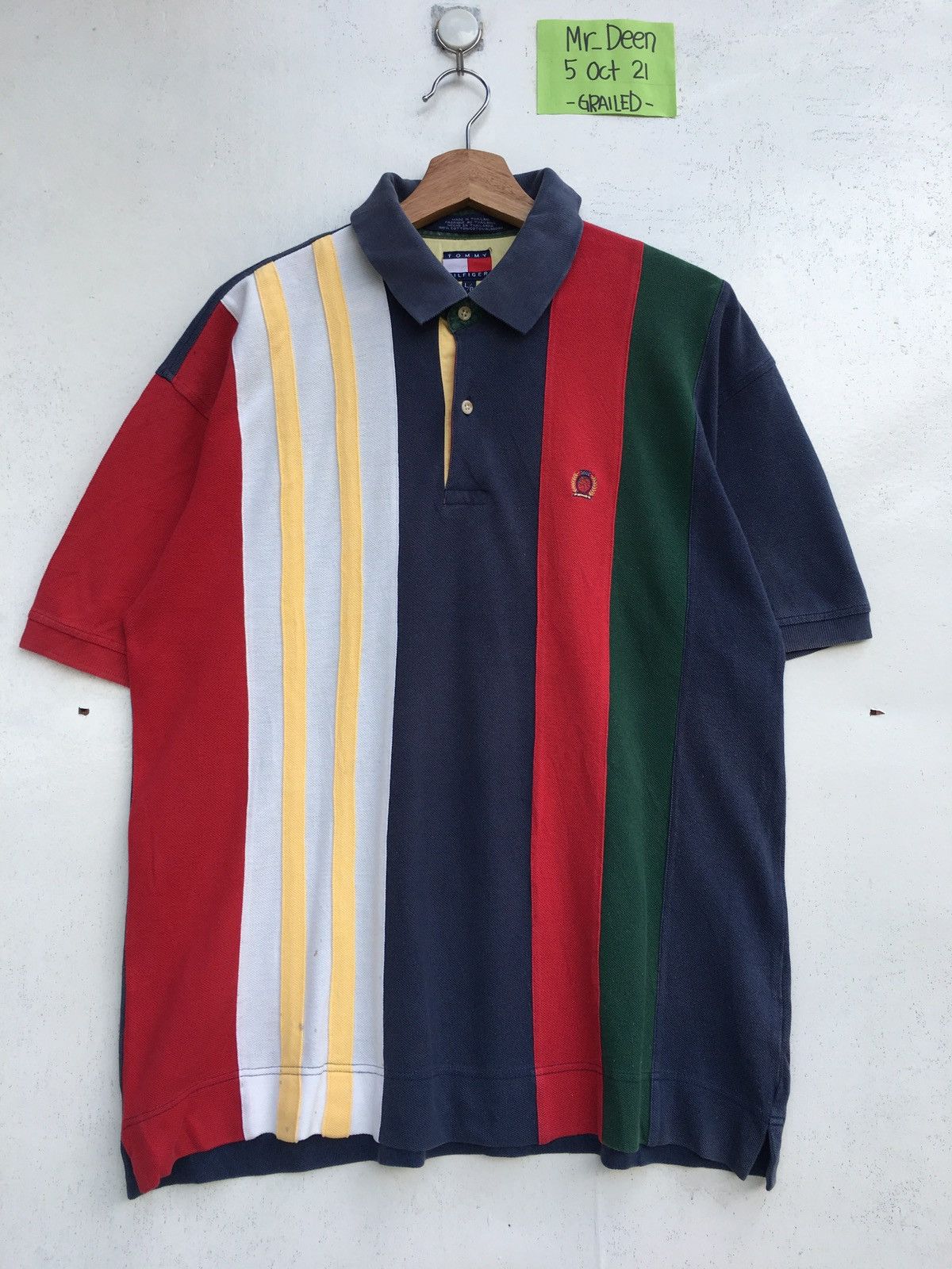 Tommy Hilfiger Vintage Tommy Hilfiger Polo Shirt Size US L / EU 52-54 / 3 - 2 Thumbnail