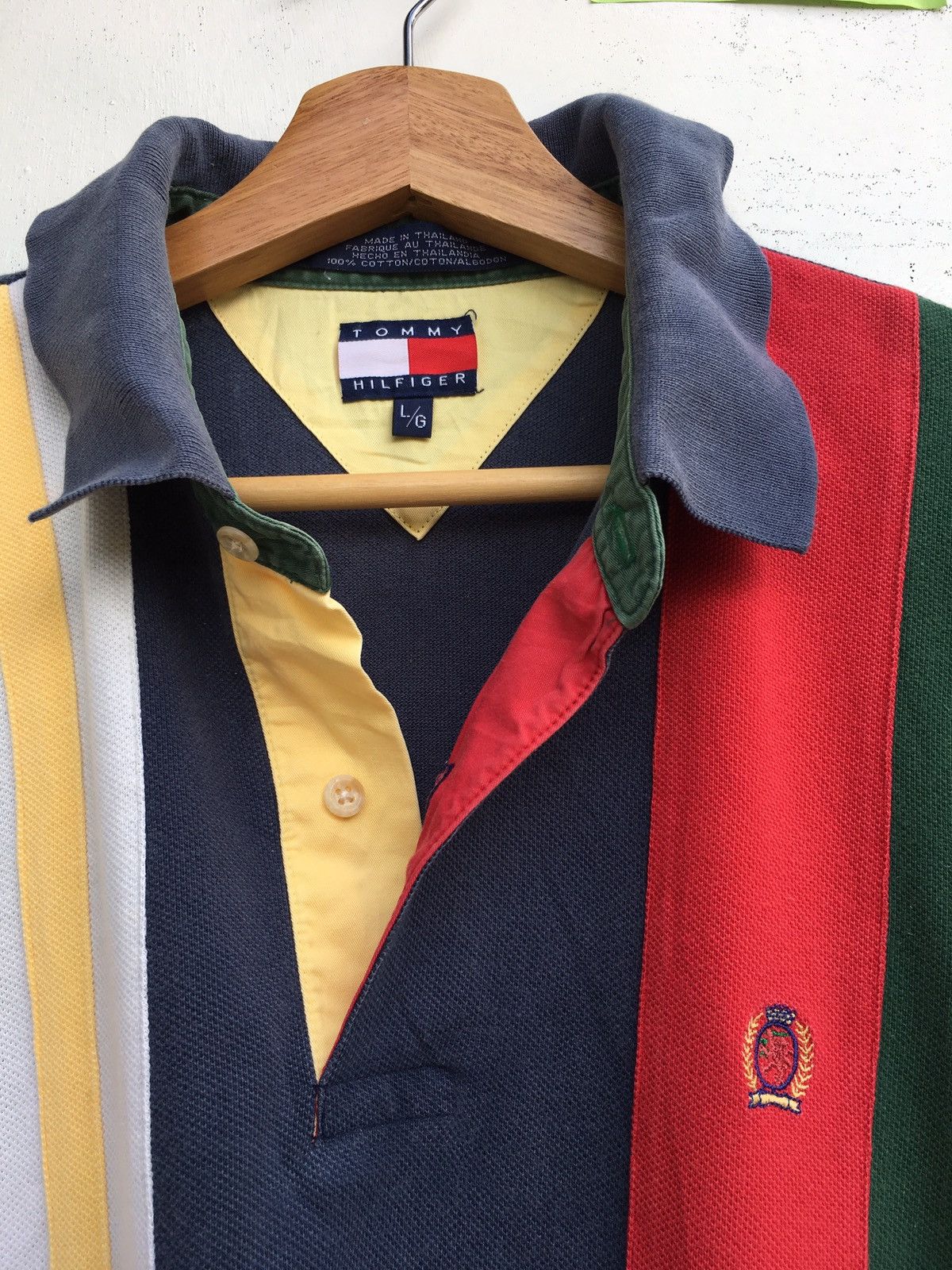 Tommy Hilfiger Vintage Tommy Hilfiger Polo Shirt Size US L / EU 52-54 / 3 - 6 Thumbnail