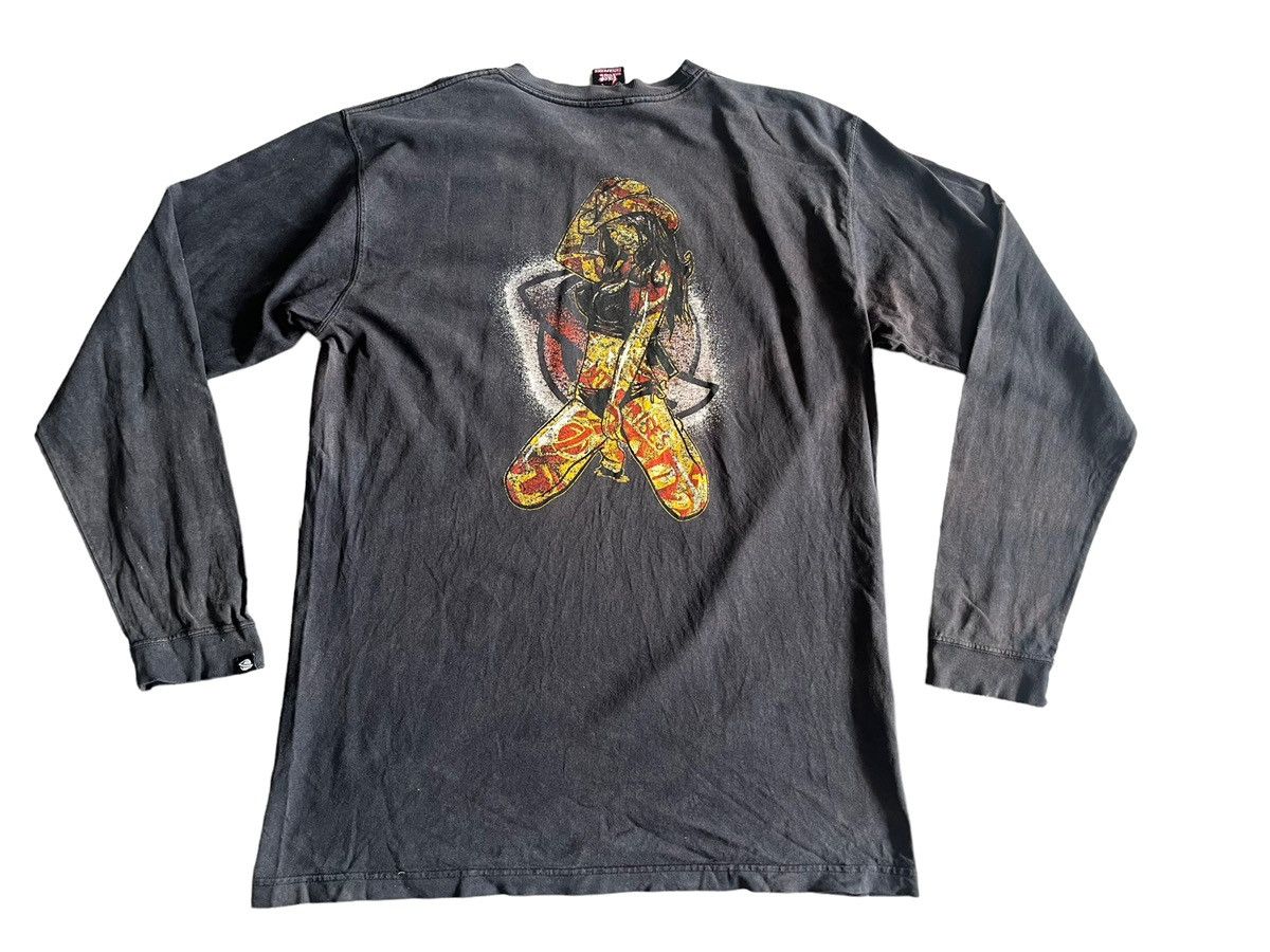 Lost Enterprises Lost Enterprises Thrashed Distressed Faded ERD Skate Shirt Size US XL / EU 56 / 4 - 2 Thumbnail