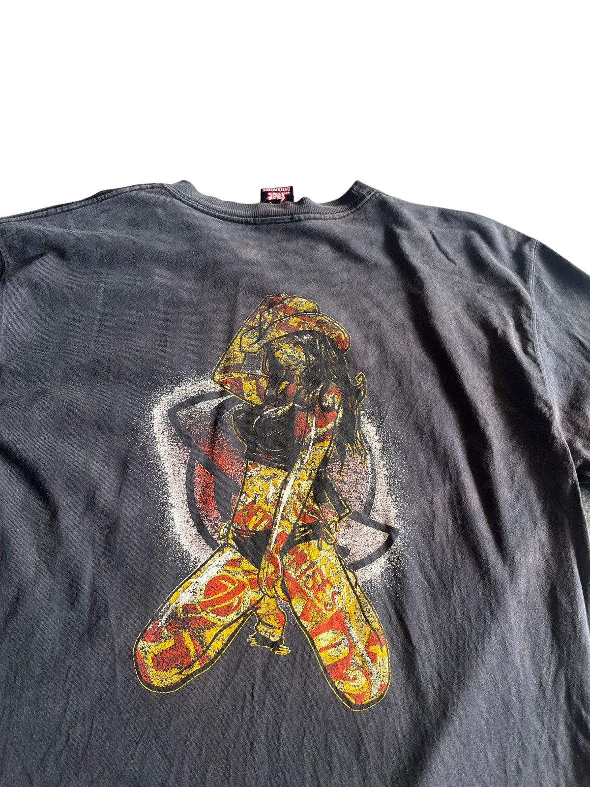 Lost Enterprises Lost Enterprises Thrashed Distressed Faded ERD Skate Shirt Size US XL / EU 56 / 4 - 1 Thumbnail