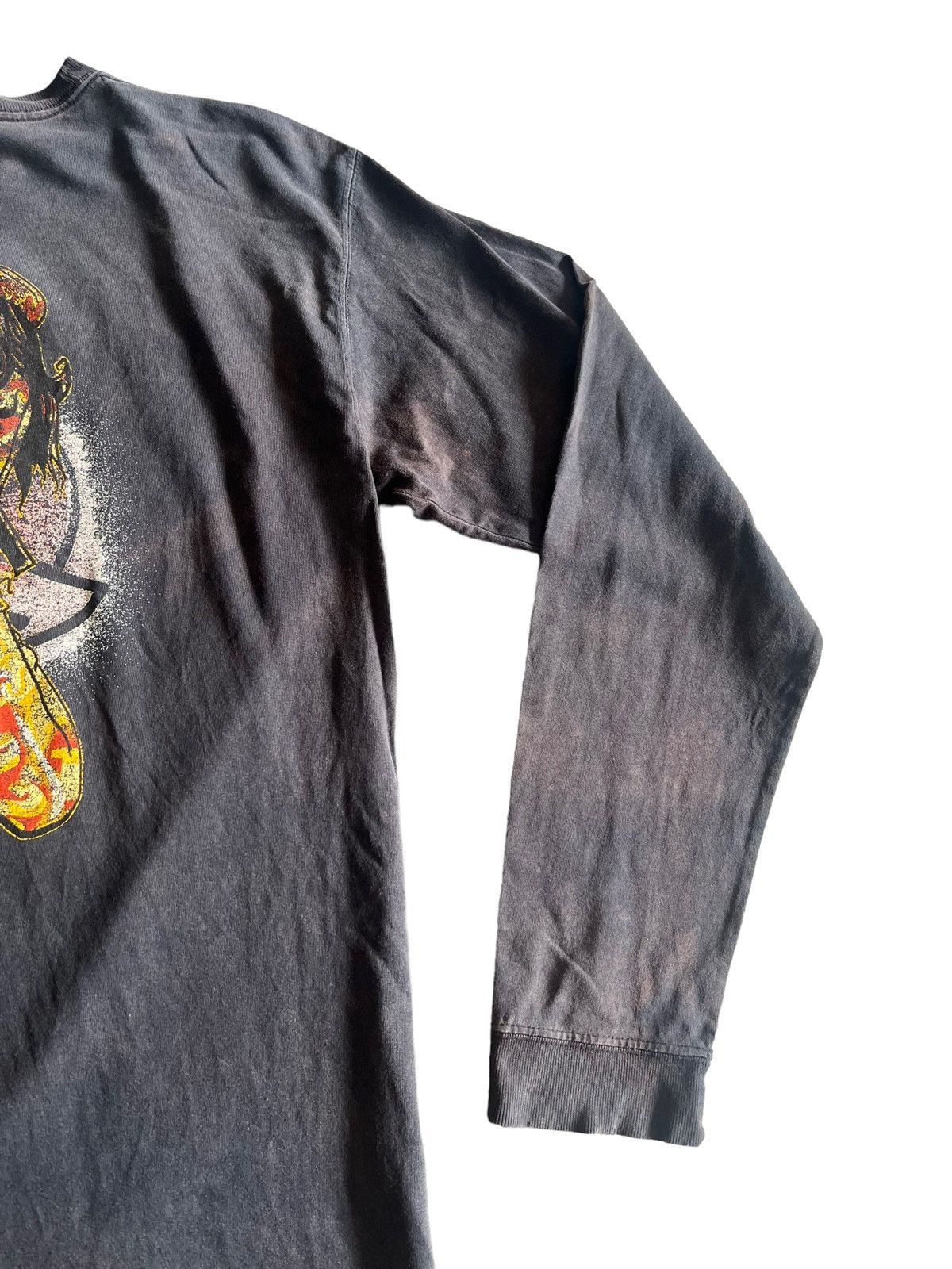 Lost Enterprises Lost Enterprises Thrashed Distressed Faded ERD Skate Shirt Size US XL / EU 56 / 4 - 5 Thumbnail