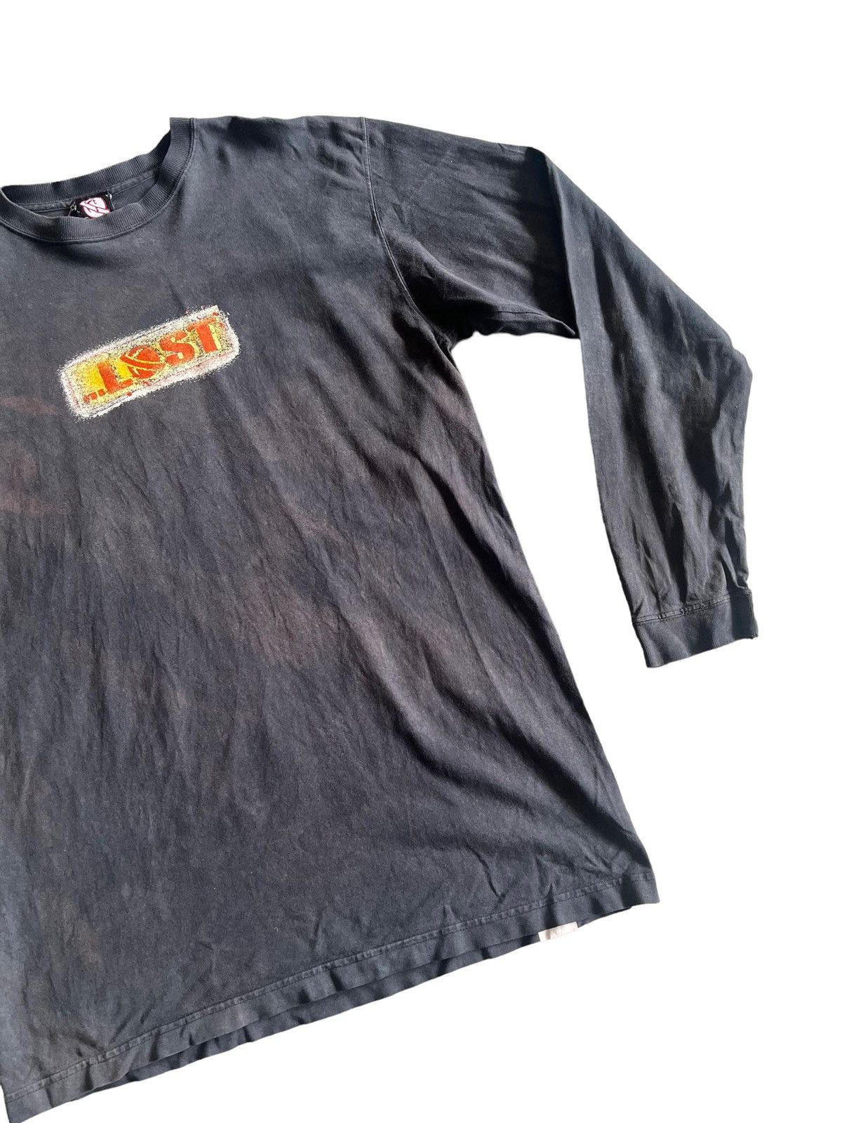 Lost Enterprises Lost Enterprises Thrashed Distressed Faded ERD Skate Shirt Size US XL / EU 56 / 4 - 8 Thumbnail