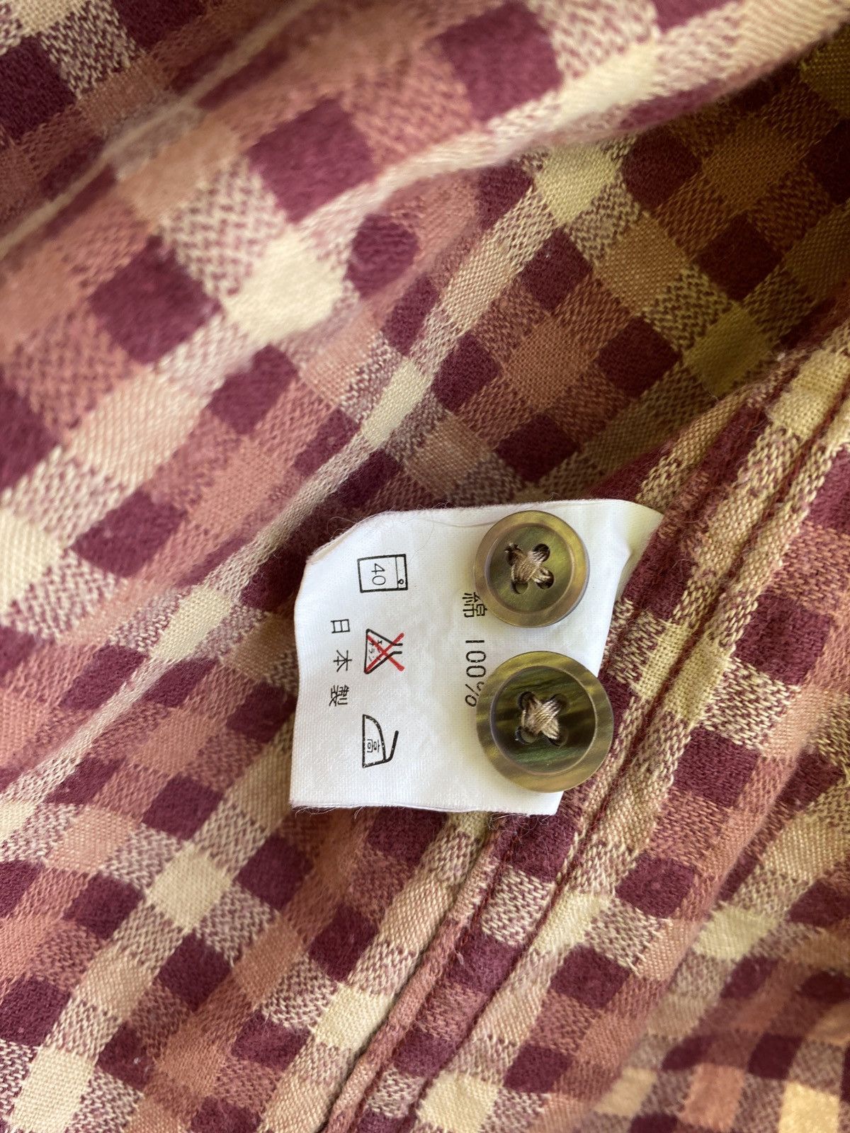 Japanese Brand Nepenthes Japanese designer Six Pocket Plaid Flannel Size US S / EU 44-46 / 1 - 7 Thumbnail