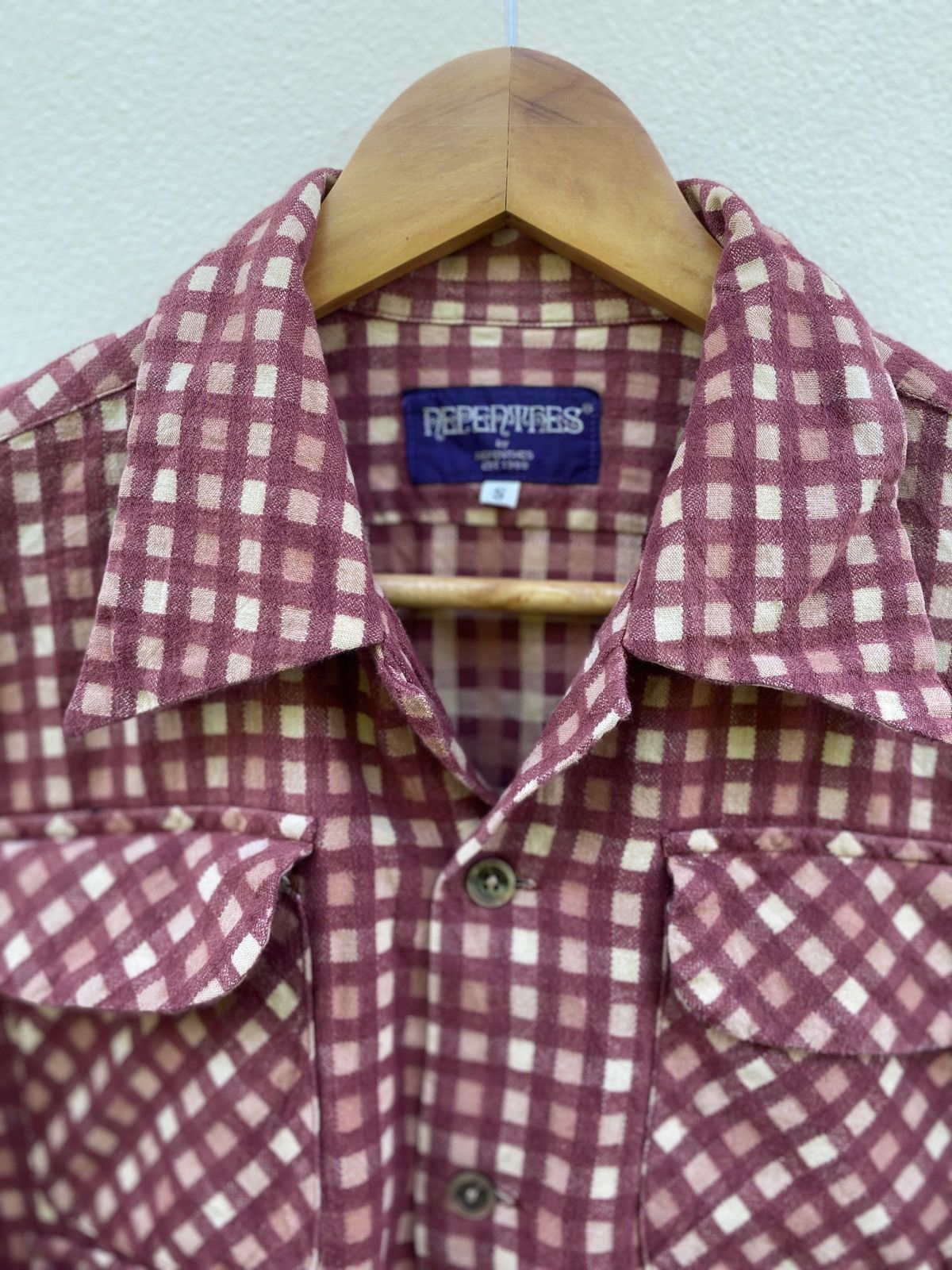 Japanese Brand Nepenthes Japanese designer Six Pocket Plaid Flannel Size US S / EU 44-46 / 1 - 4 Thumbnail