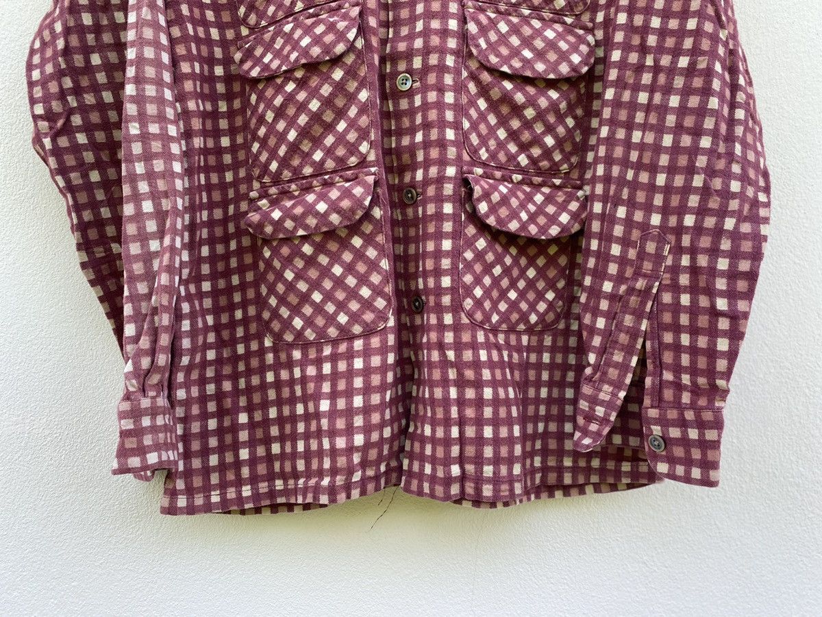 Japanese Brand Nepenthes Japanese designer Six Pocket Plaid Flannel Size US S / EU 44-46 / 1 - 2 Thumbnail