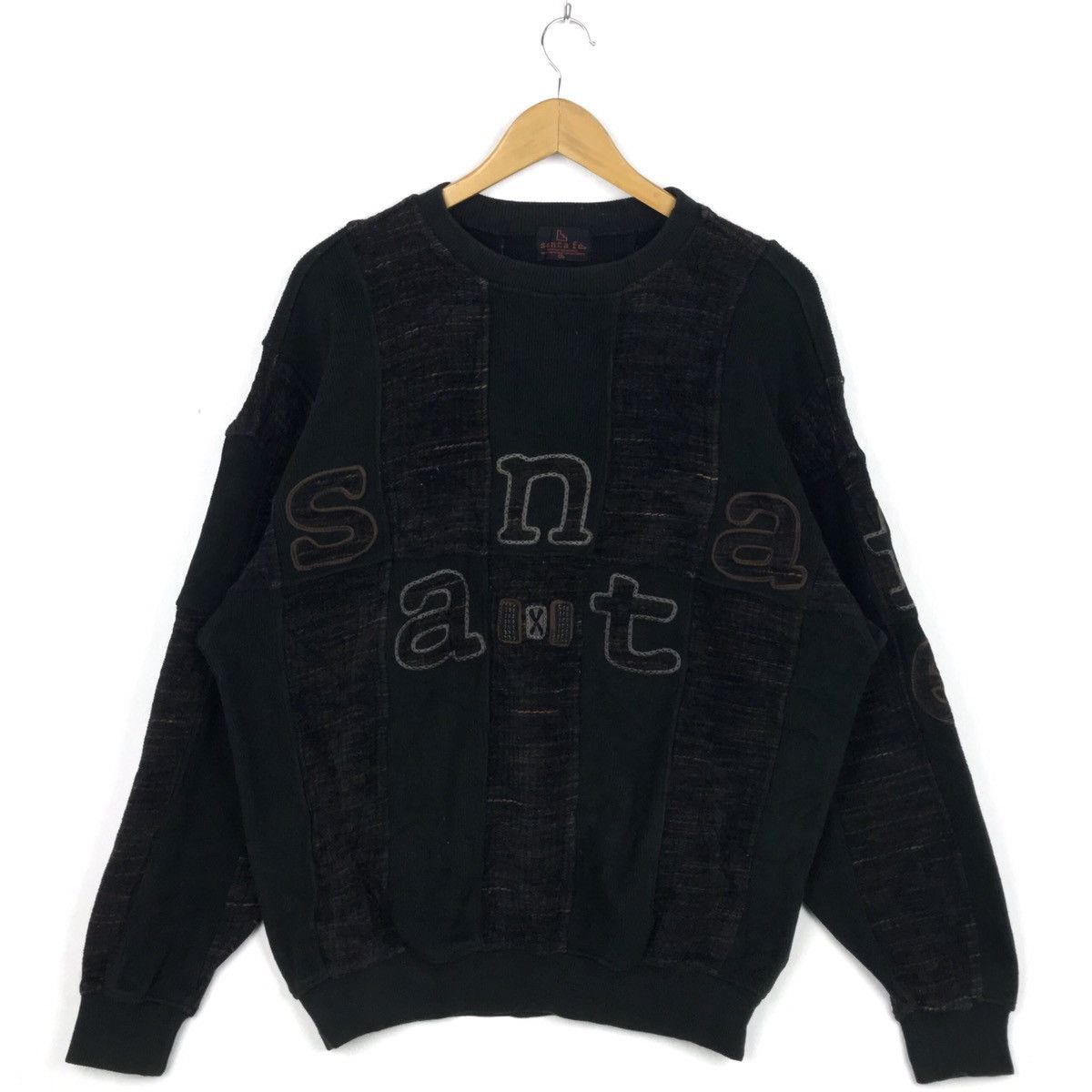 Japanese Brand × Vintage Vintage Santa Fe Spellout Embroidered Big Logo Sweatshirt Size US XL / EU 56 / 4 - 1 Thumbnail