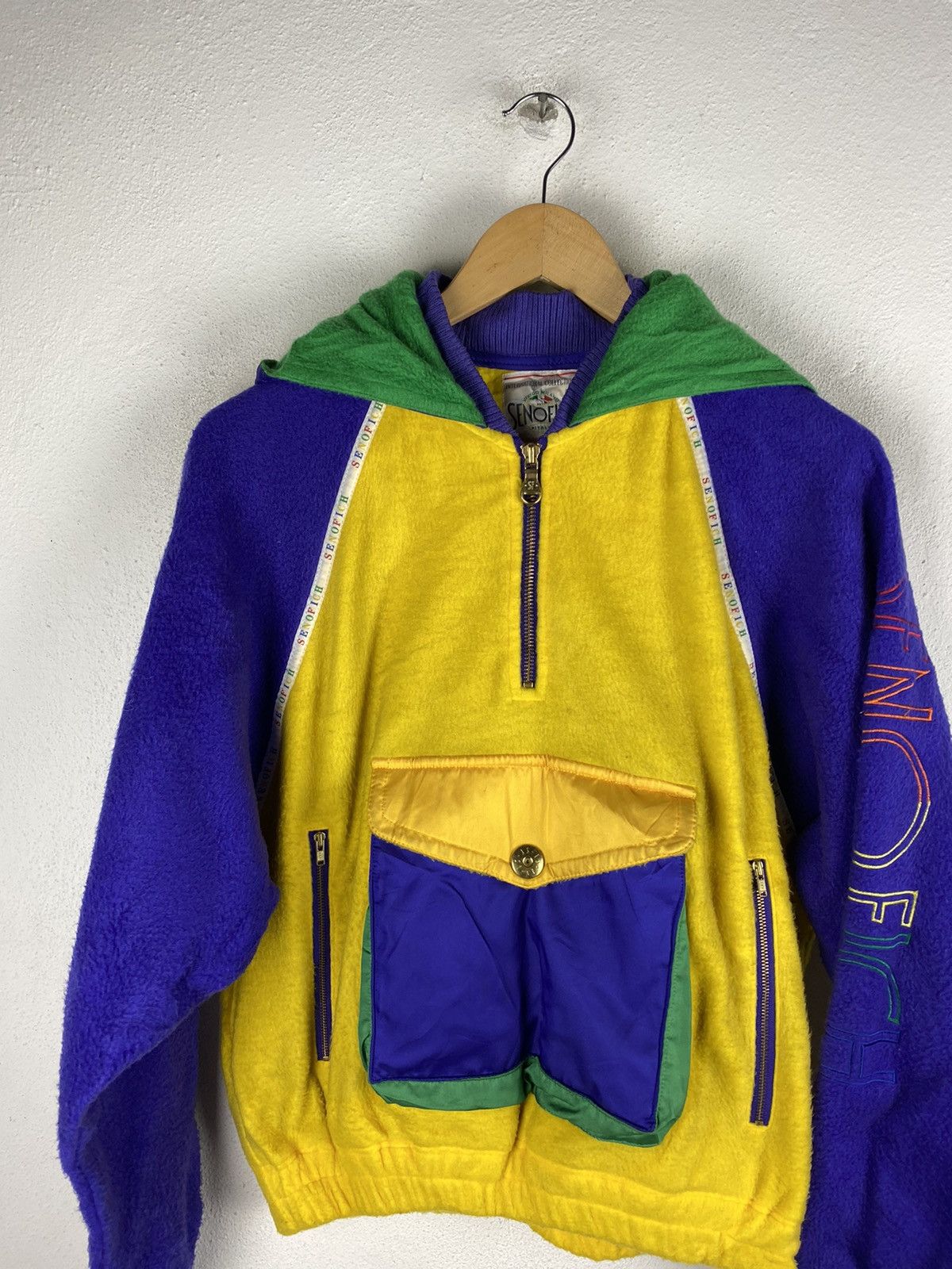 Japanese Brand 🔥SALE🔥SENO FICH VIVIDO MILANO FLEECE JACKET Size US M / EU 48-50 / 2 - 3 Thumbnail