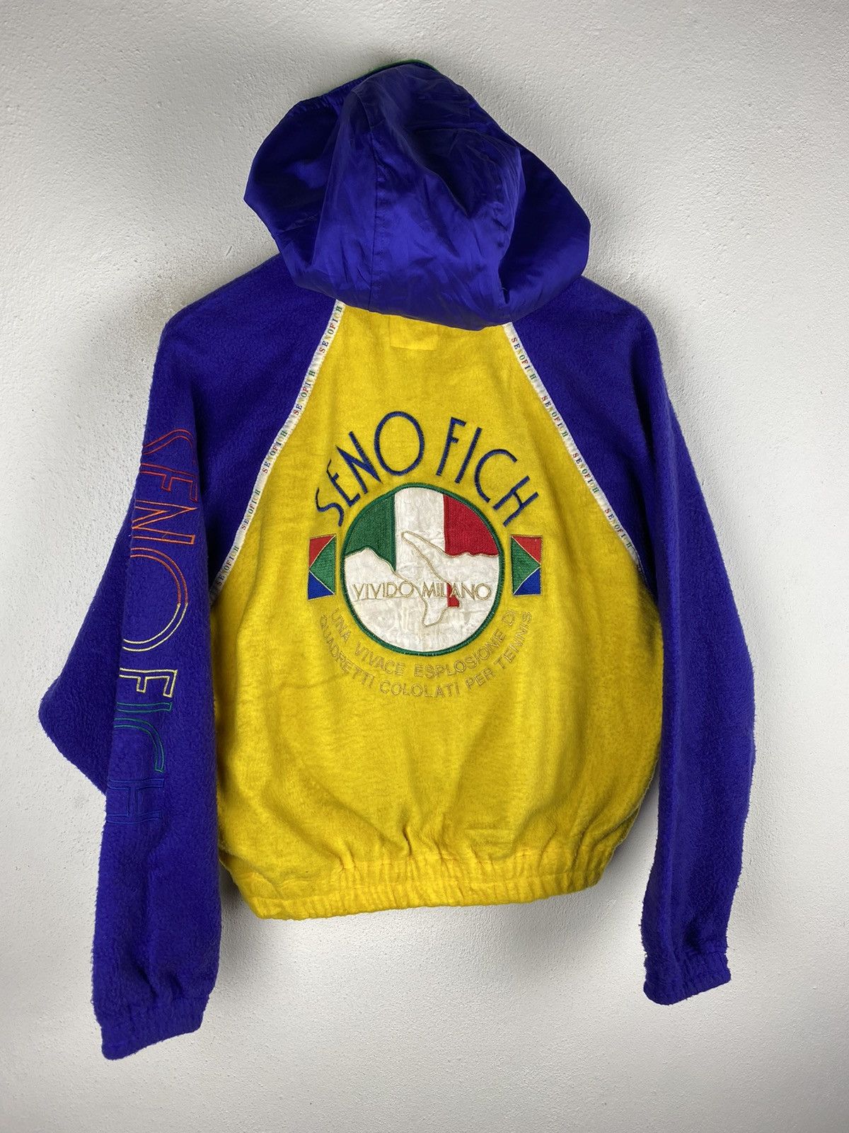 Japanese Brand 🔥SALE🔥SENO FICH VIVIDO MILANO FLEECE JACKET Size US M / EU 48-50 / 2 - 7 Thumbnail