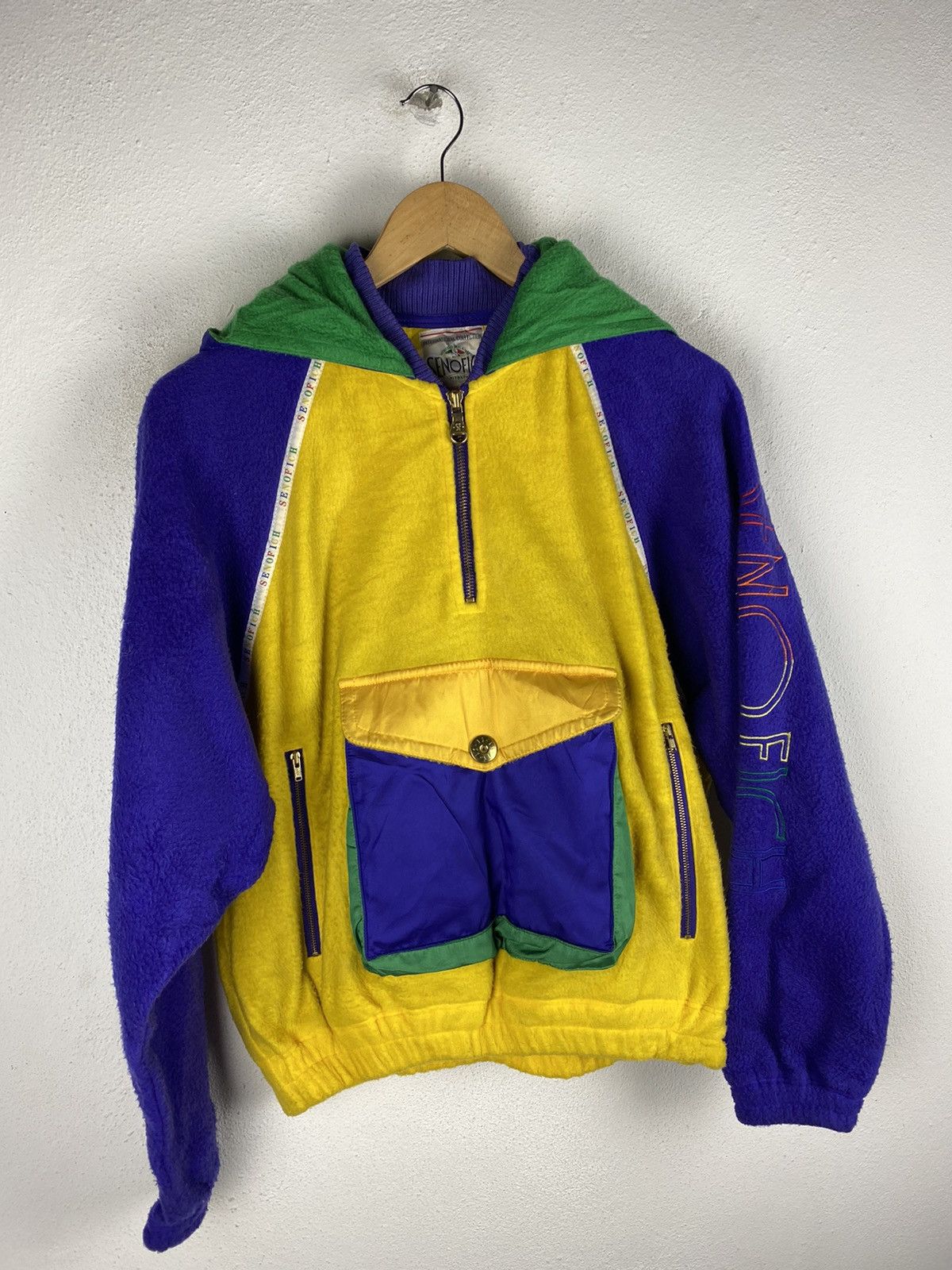 Japanese Brand 🔥SALE🔥SENO FICH VIVIDO MILANO FLEECE JACKET Size US M / EU 48-50 / 2 - 6 Thumbnail