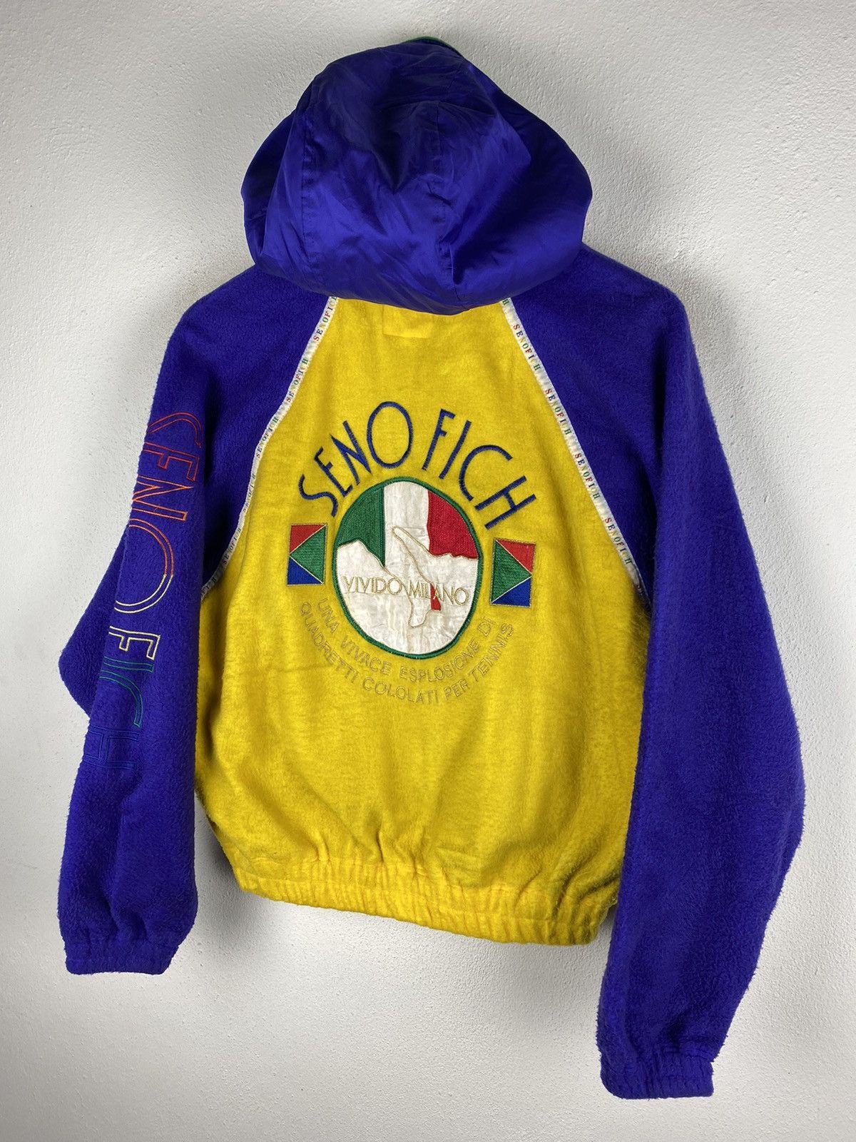 Japanese Brand 🔥SALE🔥SENO FICH VIVIDO MILANO FLEECE JACKET Size US M / EU 48-50 / 2 - 5 Thumbnail
