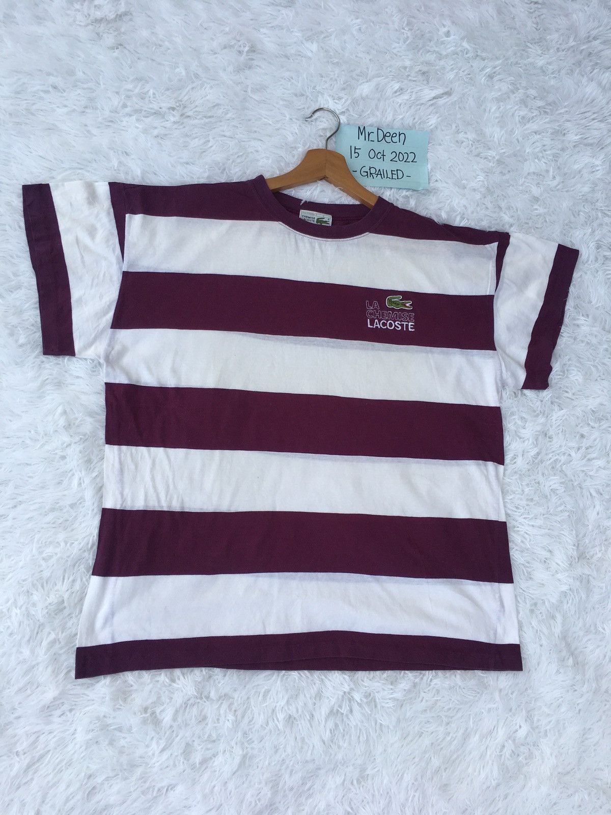 Lacoste Vintage Lacoste Stripes Tshirt Size US M / EU 48-50 / 2 - 3 Thumbnail