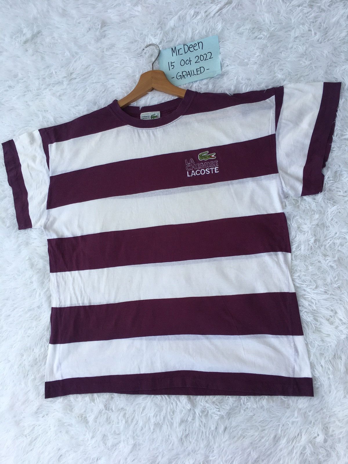 Lacoste Vintage Lacoste Stripes Tshirt Size US M / EU 48-50 / 2 - 4 Thumbnail