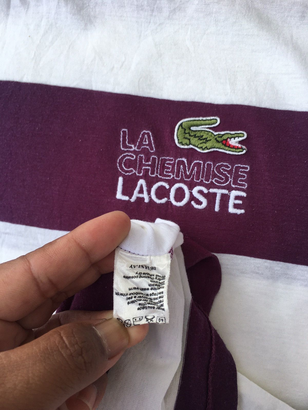 Lacoste Vintage Lacoste Stripes Tshirt Size US M / EU 48-50 / 2 - 10 Thumbnail