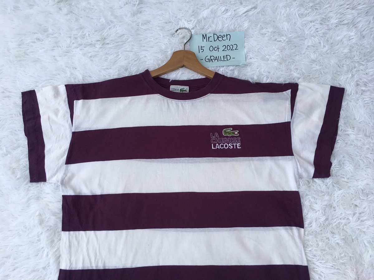 Lacoste Vintage Lacoste Stripes Tshirt Size US M / EU 48-50 / 2 - 6 Thumbnail