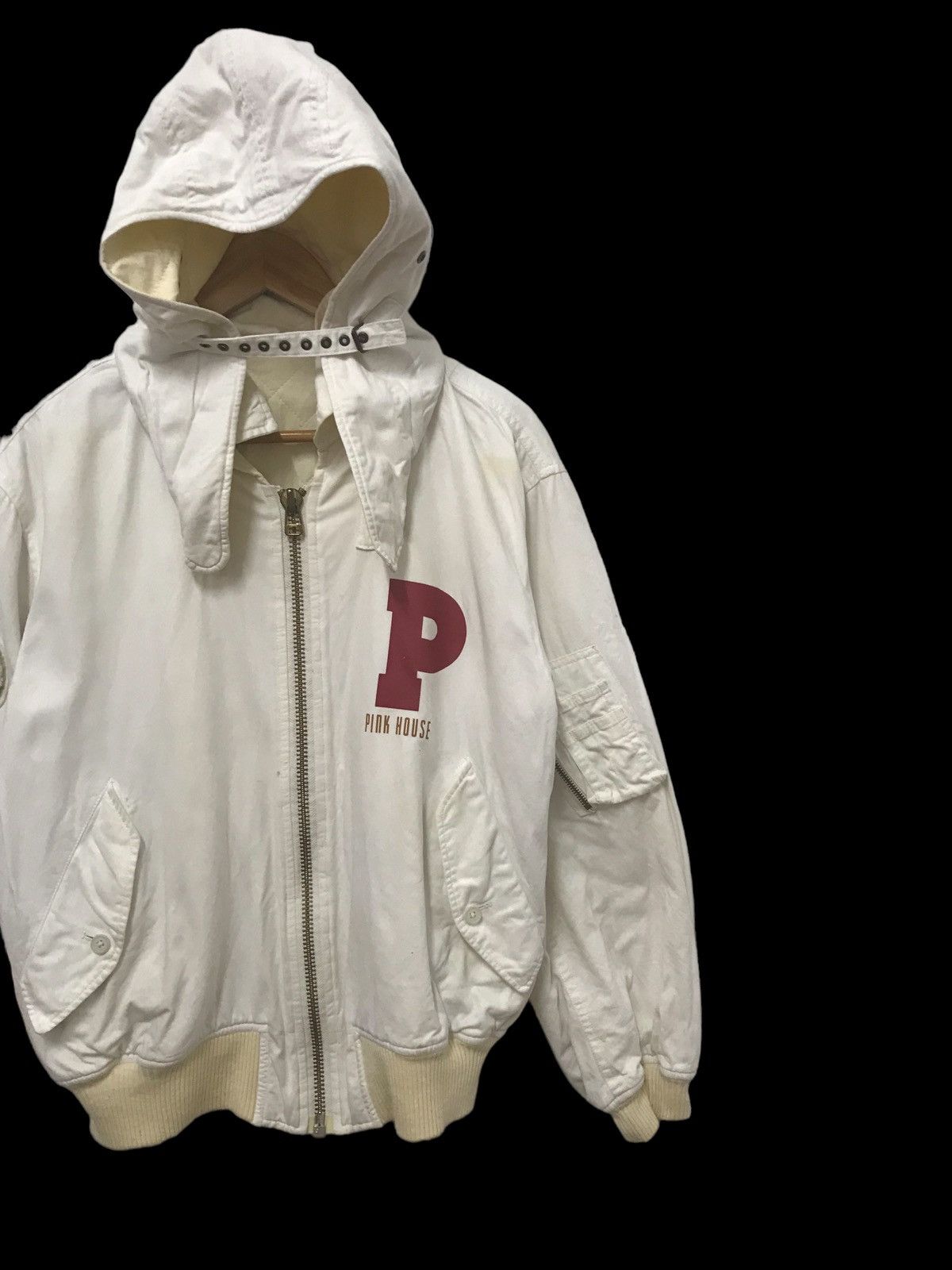 Japanese Brand × Pink House PINK HOUSE BOMBER HOODIE JACKET Size US M / EU 48-50 / 2 - 5 Thumbnail