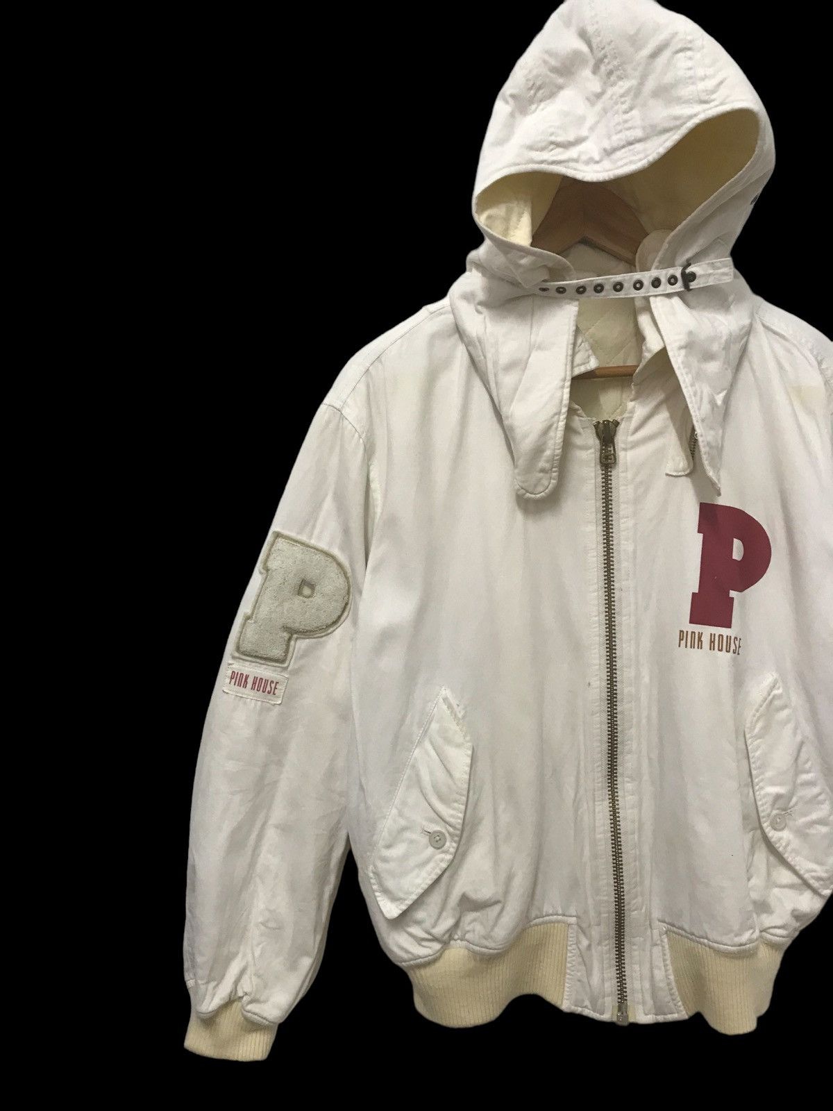 Japanese Brand × Pink House PINK HOUSE BOMBER HOODIE JACKET Size US M / EU 48-50 / 2 - 4 Thumbnail