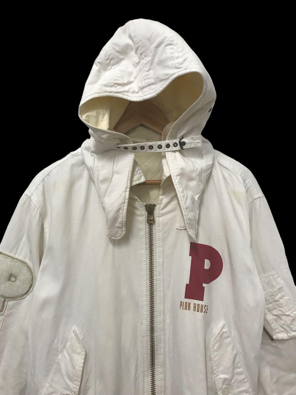 Japanese Brand × Pink House PINK HOUSE BOMBER HOODIE JACKET Size US M / EU 48-50 / 2 - 6 Thumbnail
