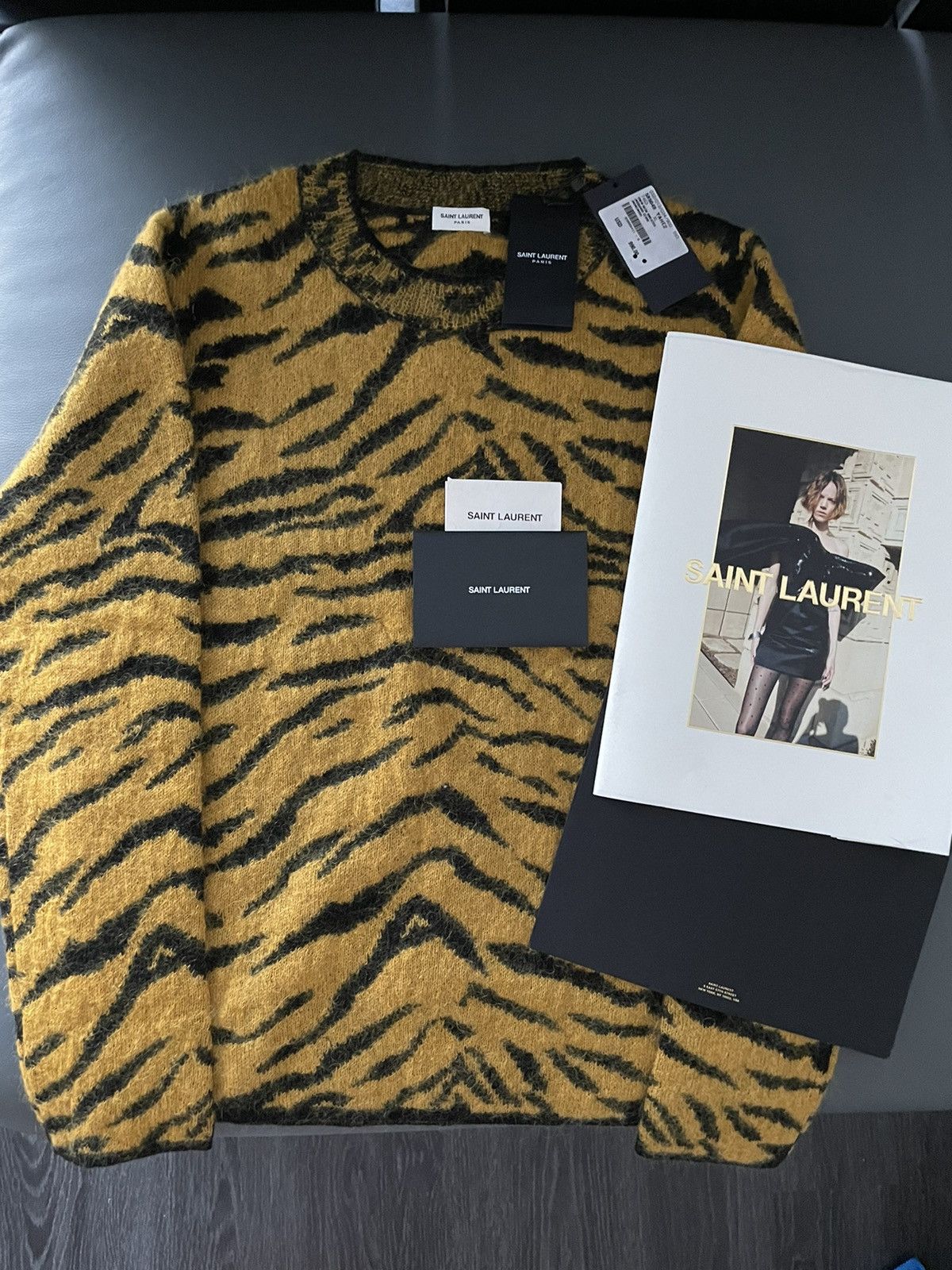 Saint Laurent Paris × Yves Saint Laurent $1,600 Limited Edition Super Runway YSL Sweater Size US L / EU 52-54 / 3 - 2 Thumbnail