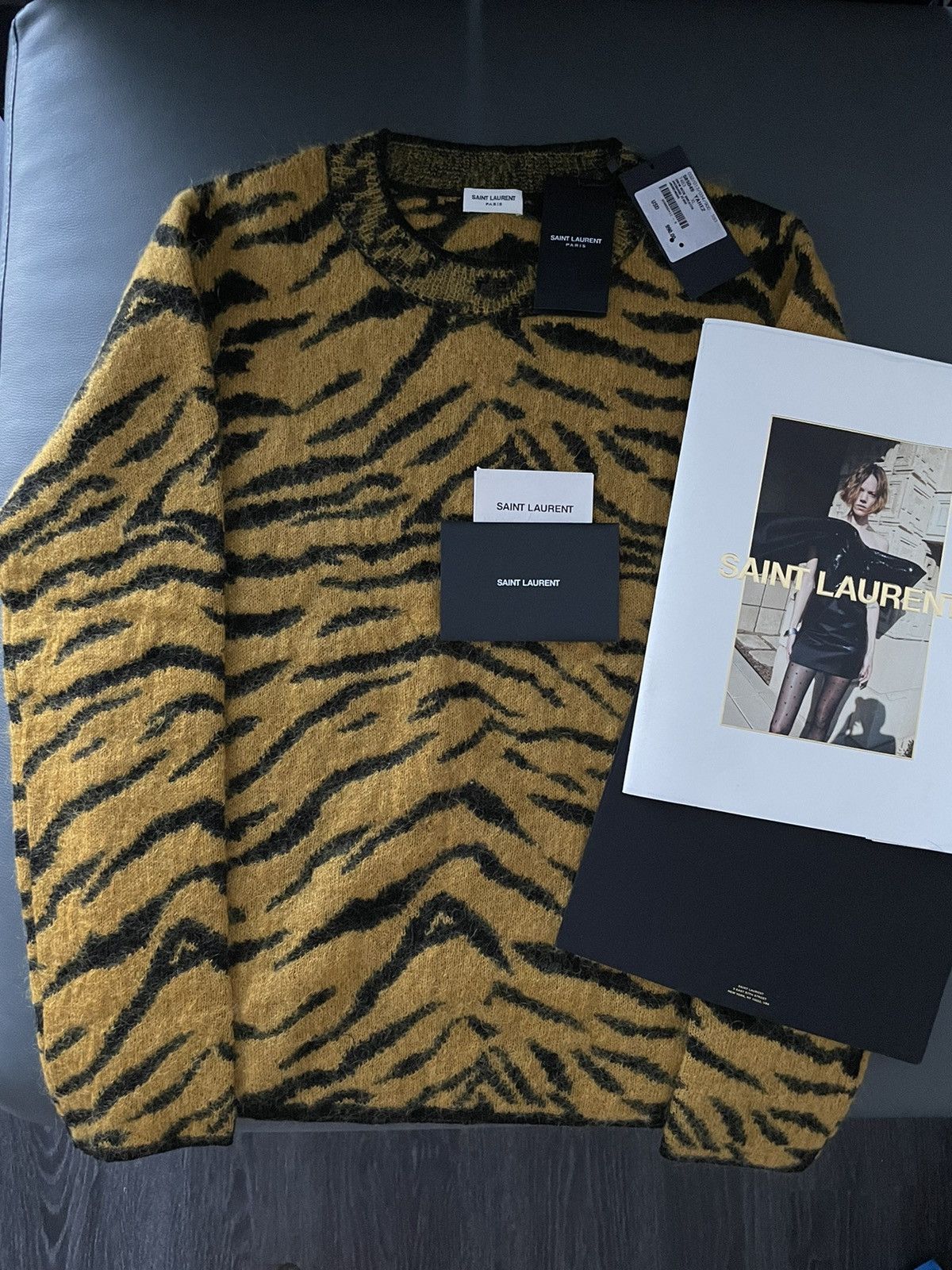 Saint Laurent Paris × Yves Saint Laurent $1,600 Limited Edition Super Runway YSL Sweater Size US L / EU 52-54 / 3 - 18 Thumbnail