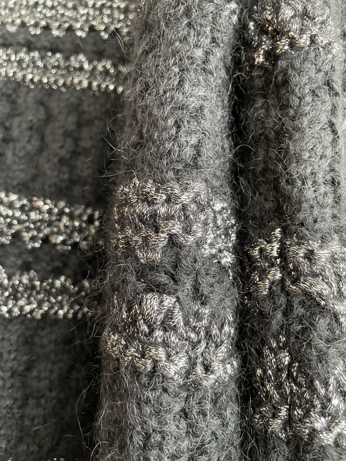 Hedi Slimane × Saint Laurent Paris × Yves Saint Laurent $1,500 Value Limited Runway Lurex Luxury Turtleneck Sweater Size US L / EU 52-54 / 3 - 13 Thumbnail