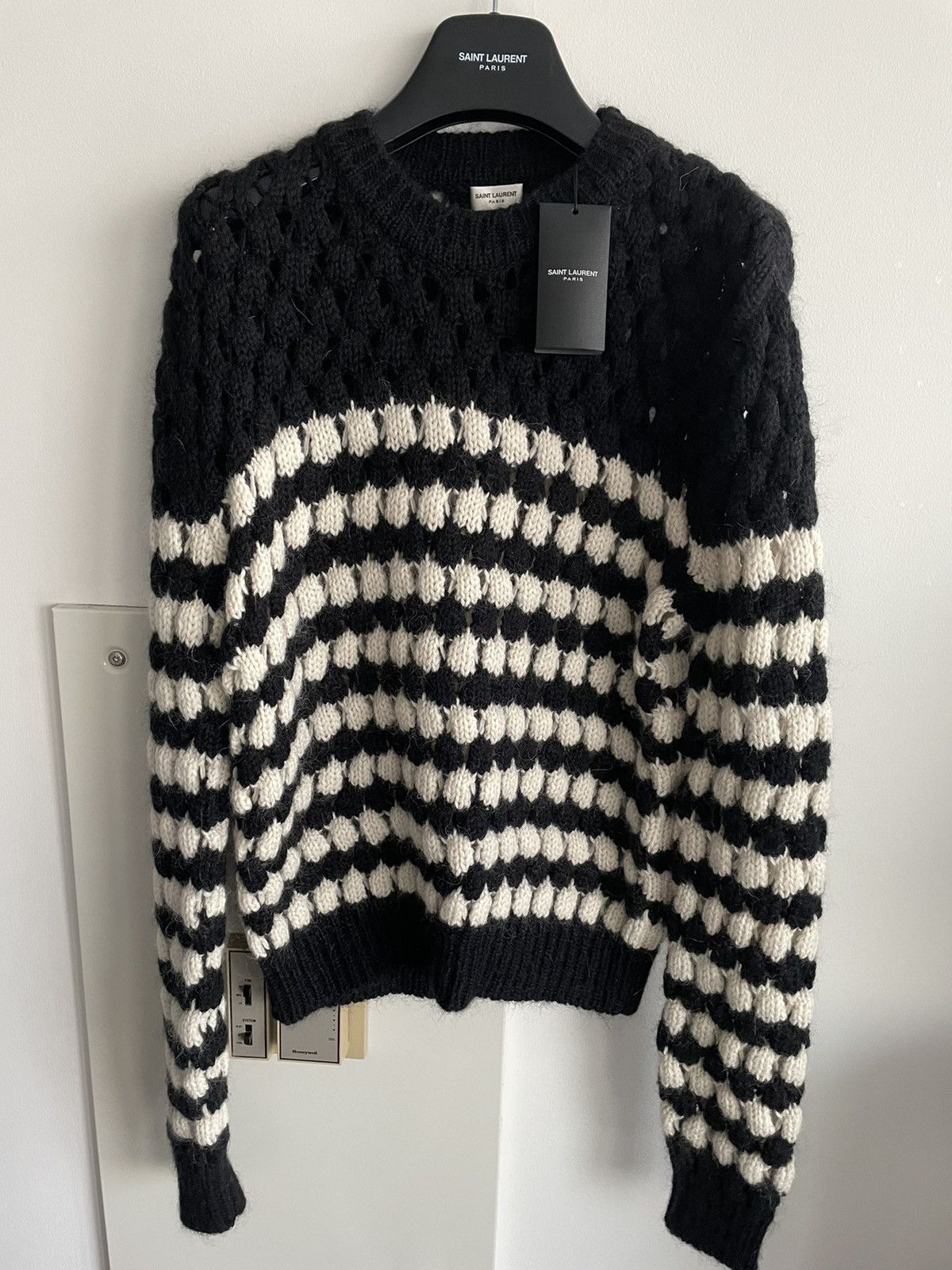Hedi Slimane × Saint Laurent Paris × Yves Saint Laurent $1,500 Super Runway Limited Edition Saint Laurent Sweater Size US XL / EU 56 / 4 - 2 Thumbnail
