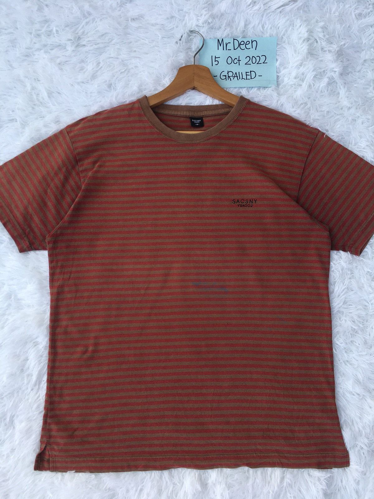 Yohji Yamamoto Rare Yohji Yamamoto Y’saccs SACSNY Tshirt Size US M / EU 48-50 / 2 - 6 Thumbnail