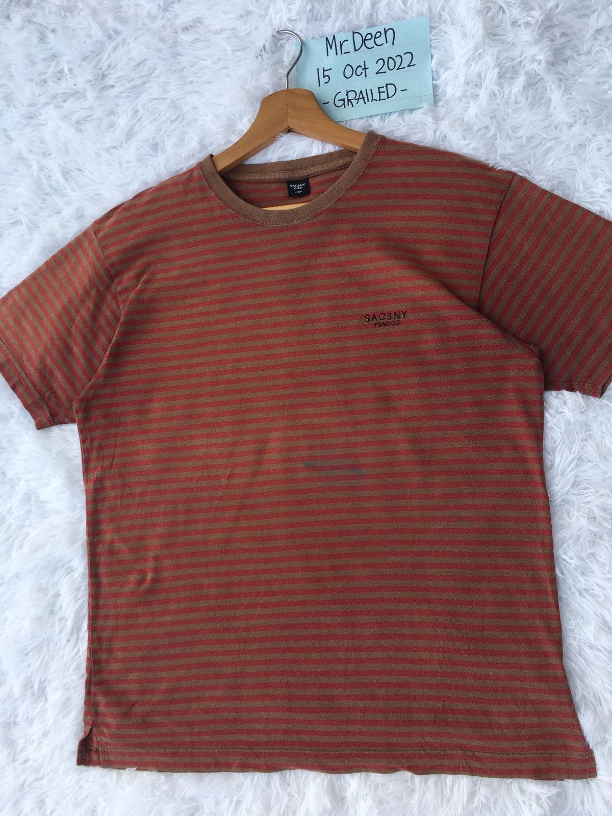 Yohji Yamamoto Rare Yohji Yamamoto Y’saccs SACSNY Tshirt Size US M / EU 48-50 / 2 - 8 Thumbnail