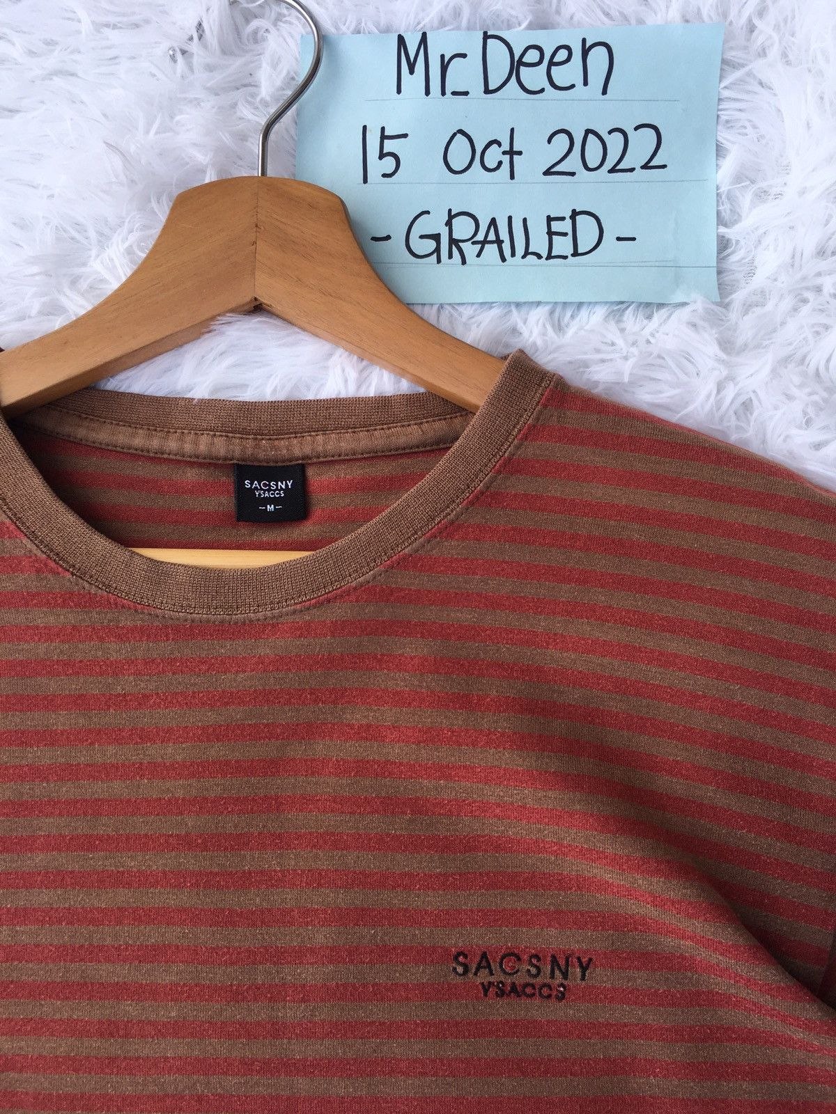 Yohji Yamamoto Rare Yohji Yamamoto Y’saccs SACSNY Tshirt Size US M / EU 48-50 / 2 - 9 Thumbnail