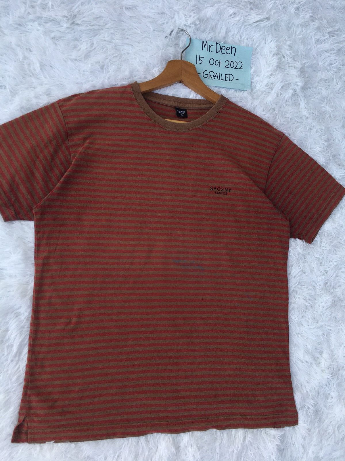 Yohji Yamamoto Rare Yohji Yamamoto Y’saccs SACSNY Tshirt Size US M / EU 48-50 / 2 - 7 Thumbnail
