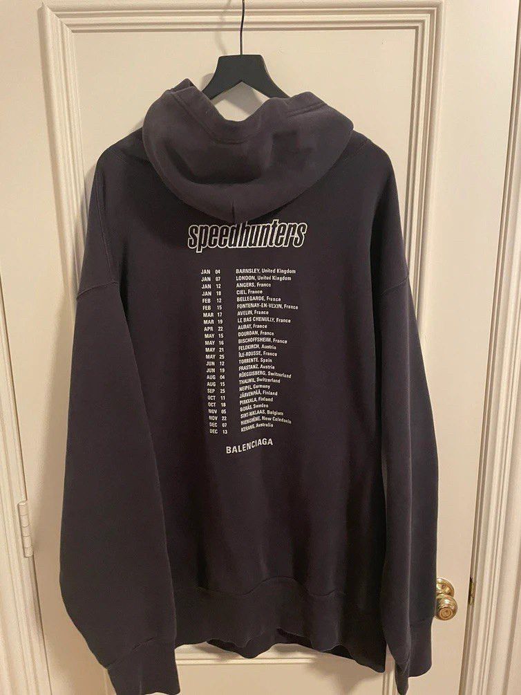 Balenciaga balenciaga speedhunters hoodie M | Grailed