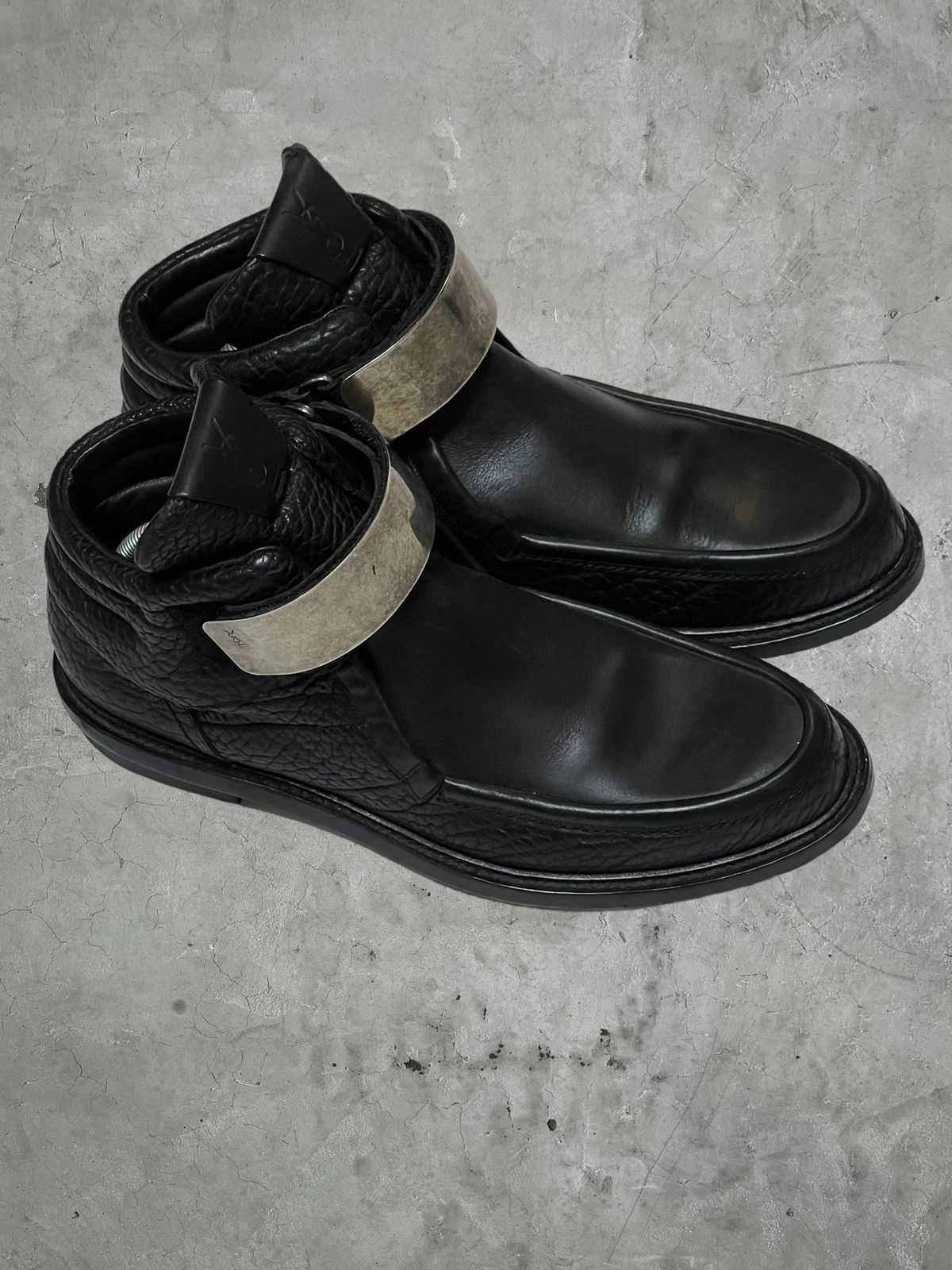 Yves Saint Laurent YSL Metal Strapped Boots Size US 10 / EU 43 - 1 Thumbnail