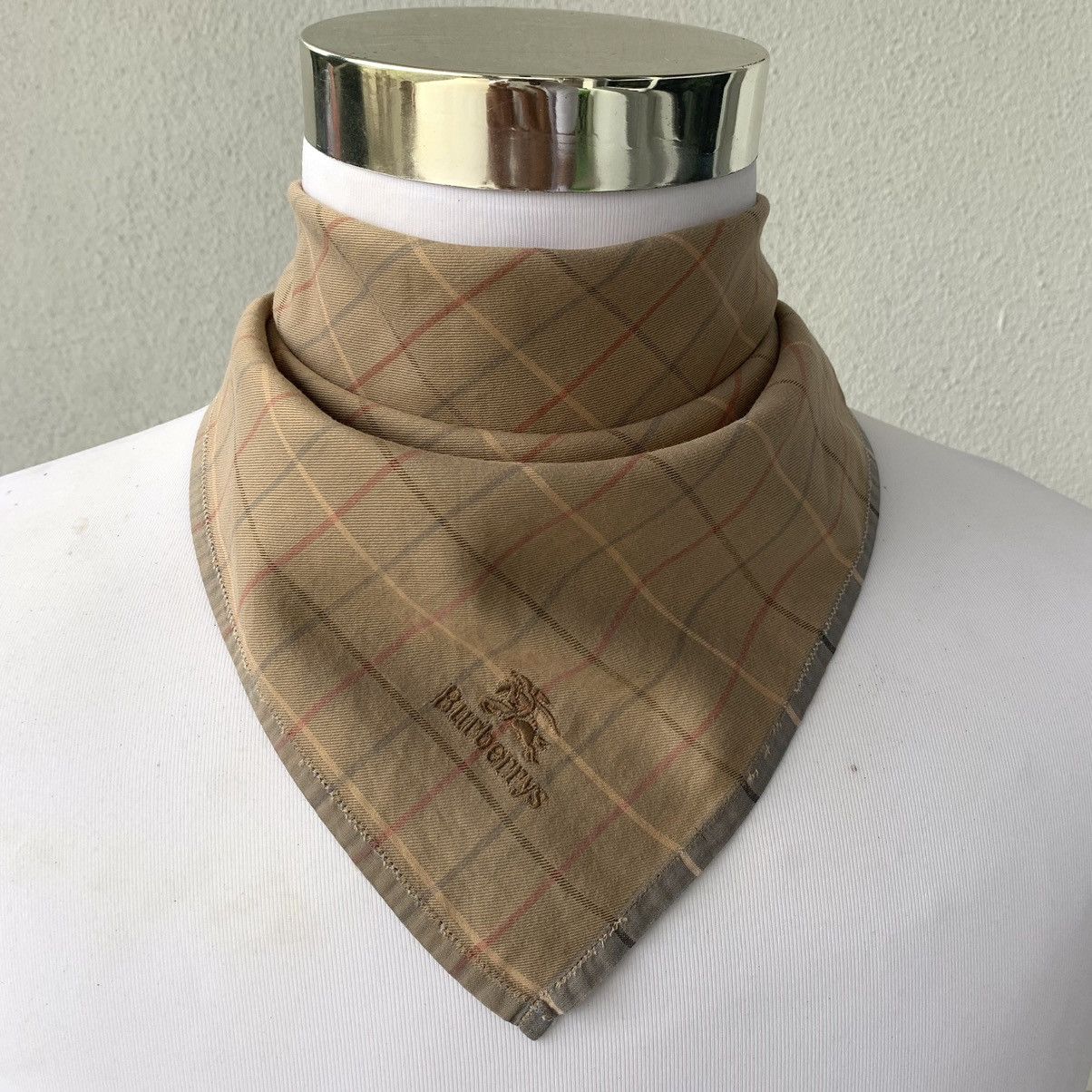 BURBERRYS handkerchief bandana handky small logo