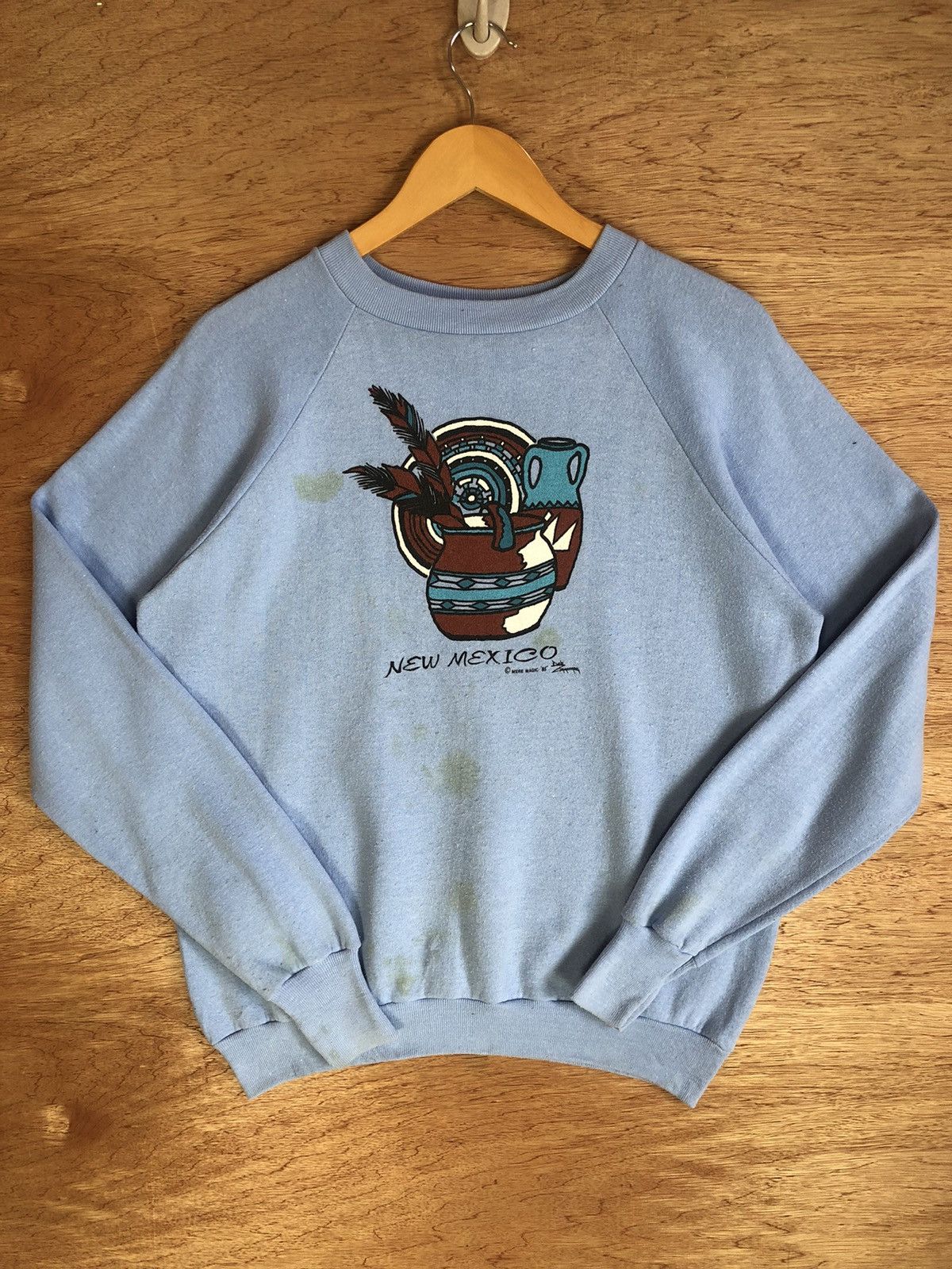 Vintage 80's New Mexico Big Logo Design