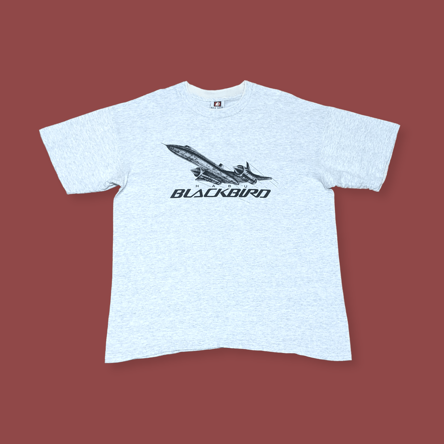 Vintage Vtg 90s SR 71 Blackbird Habu Jet USAF T Shirt Size US XL / EU 56 / 4 - 2 Thumbnail