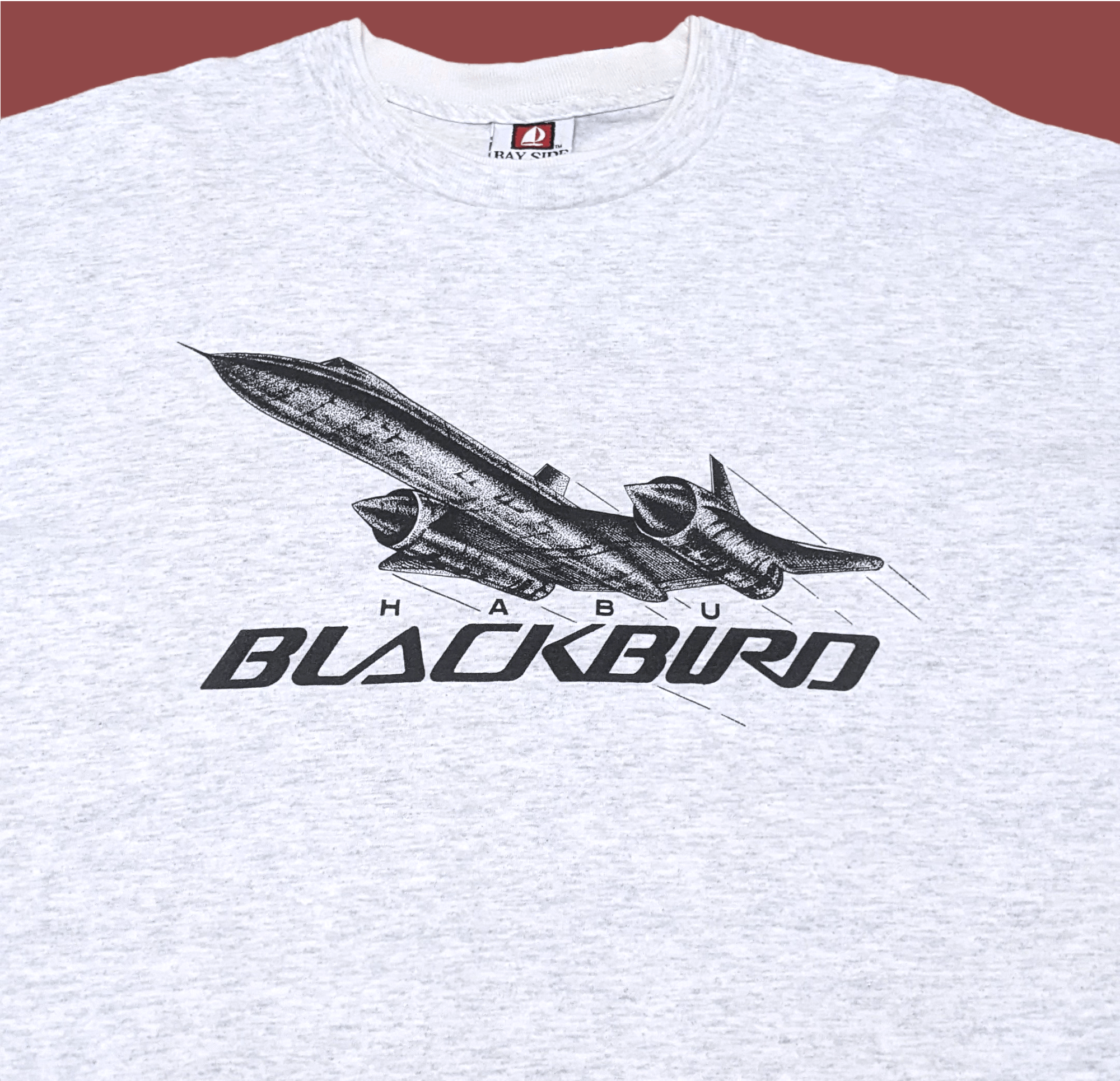 Vintage Vtg 90s SR 71 Blackbird Habu Jet USAF T Shirt Size US XL / EU 56 / 4 - 1 Thumbnail