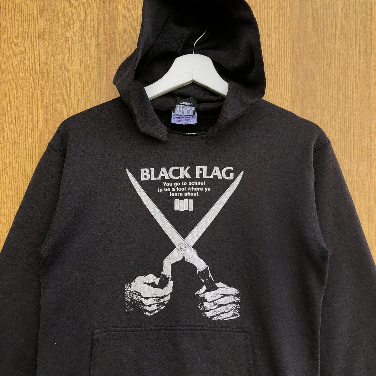 Band Tees Vintage Black Flag Cover Album Hoodie Sweatshirt Size US S / EU 44-46 / 1 - 5 Thumbnail