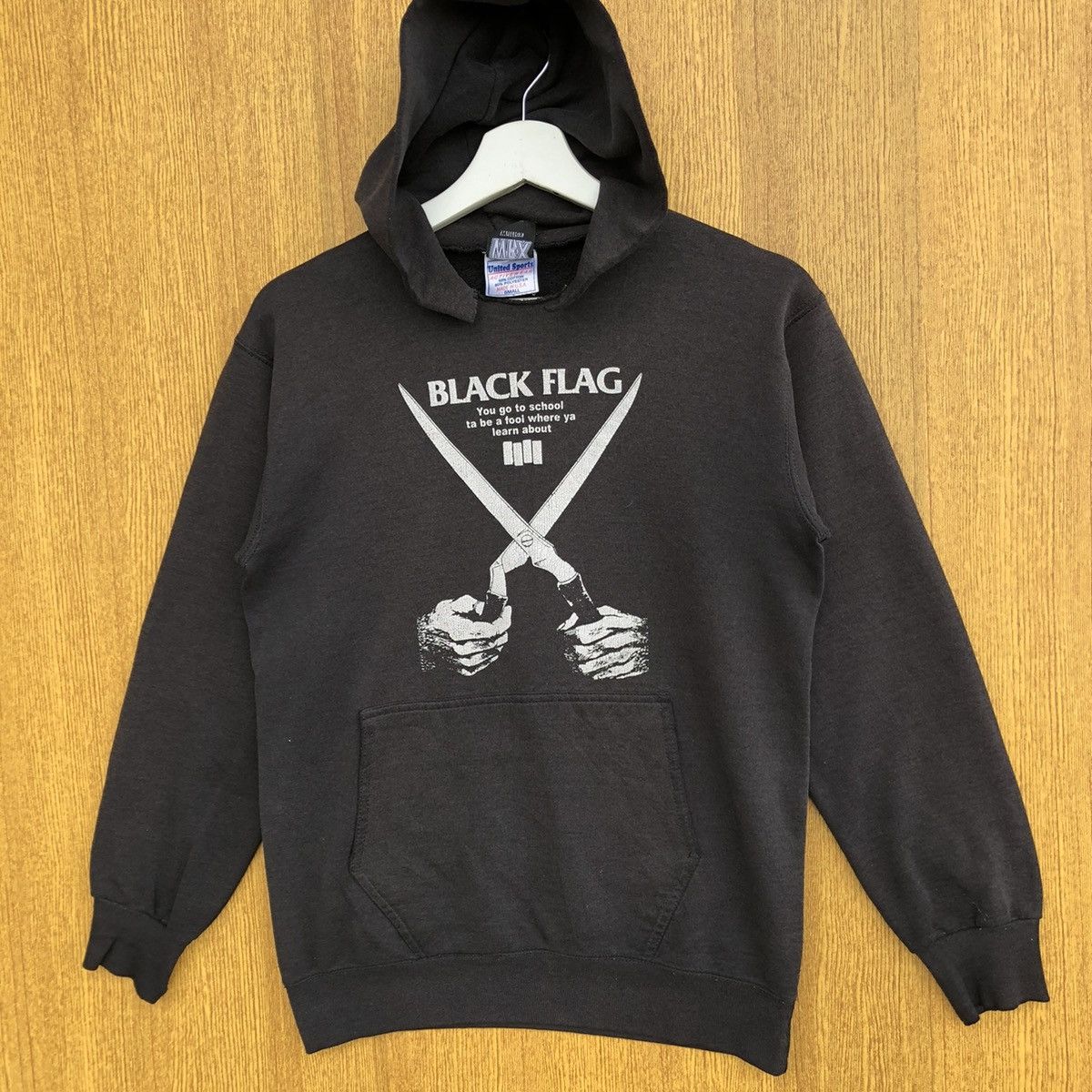 Band Tees Vintage Black Flag Cover Album Hoodie Sweatshirt Size US S / EU 44-46 / 1 - 3 Thumbnail