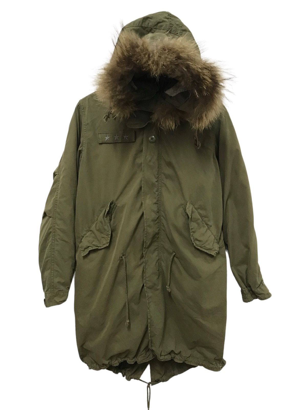 Avirex x Earth music & Ecology military Parka Fishtail Jacke