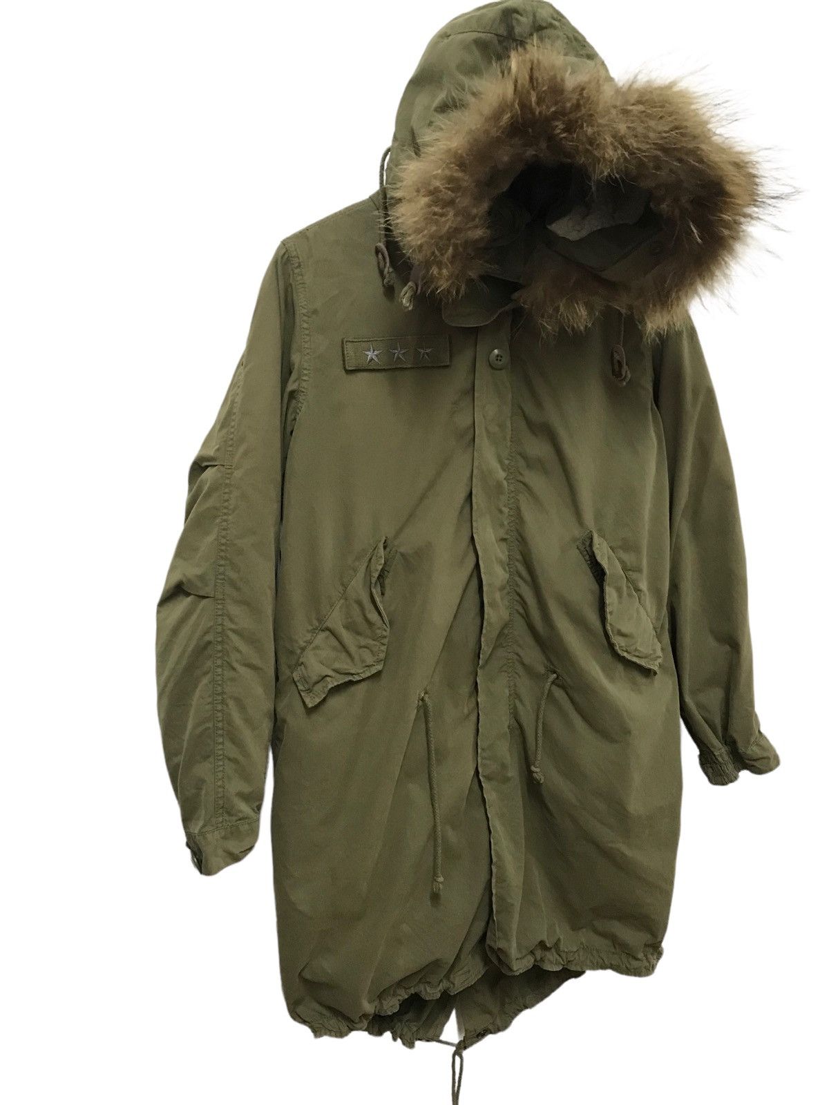 Avirex x Earth music & Ecology military Parka Fishtail Jacke